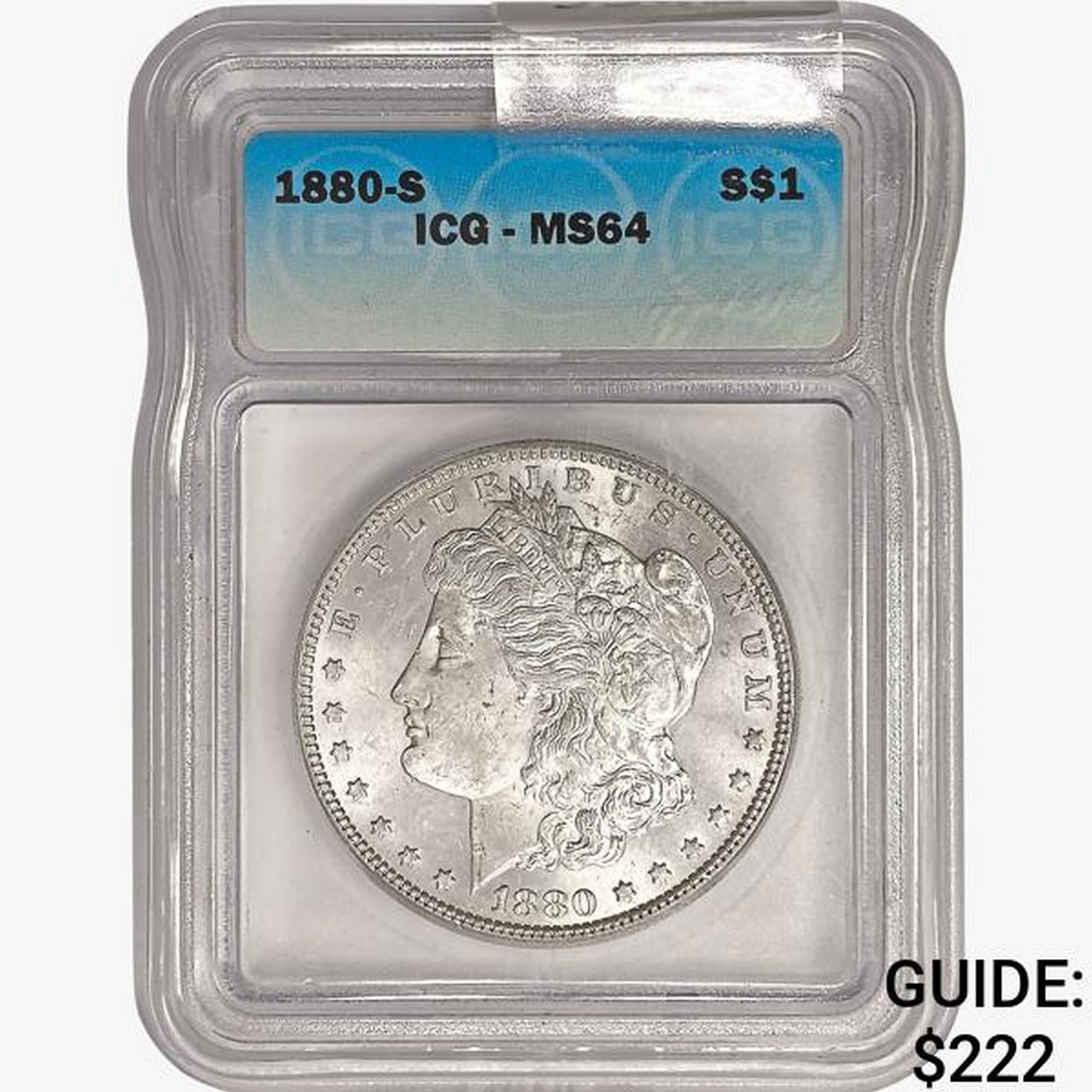 1880-S Morgan Silver Dollar ICG MS64 (1 of 2)