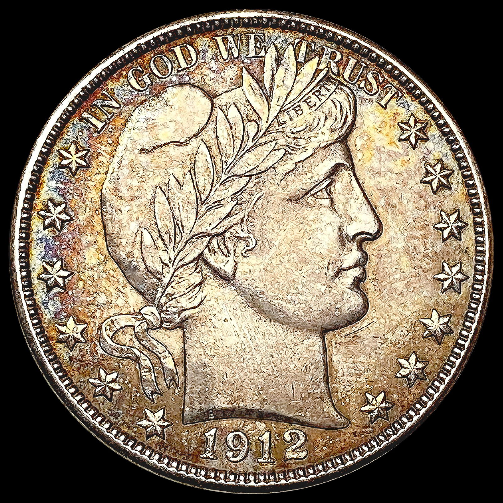 1912-D Barber Half Dollar CHOICE AU (1 of 2)