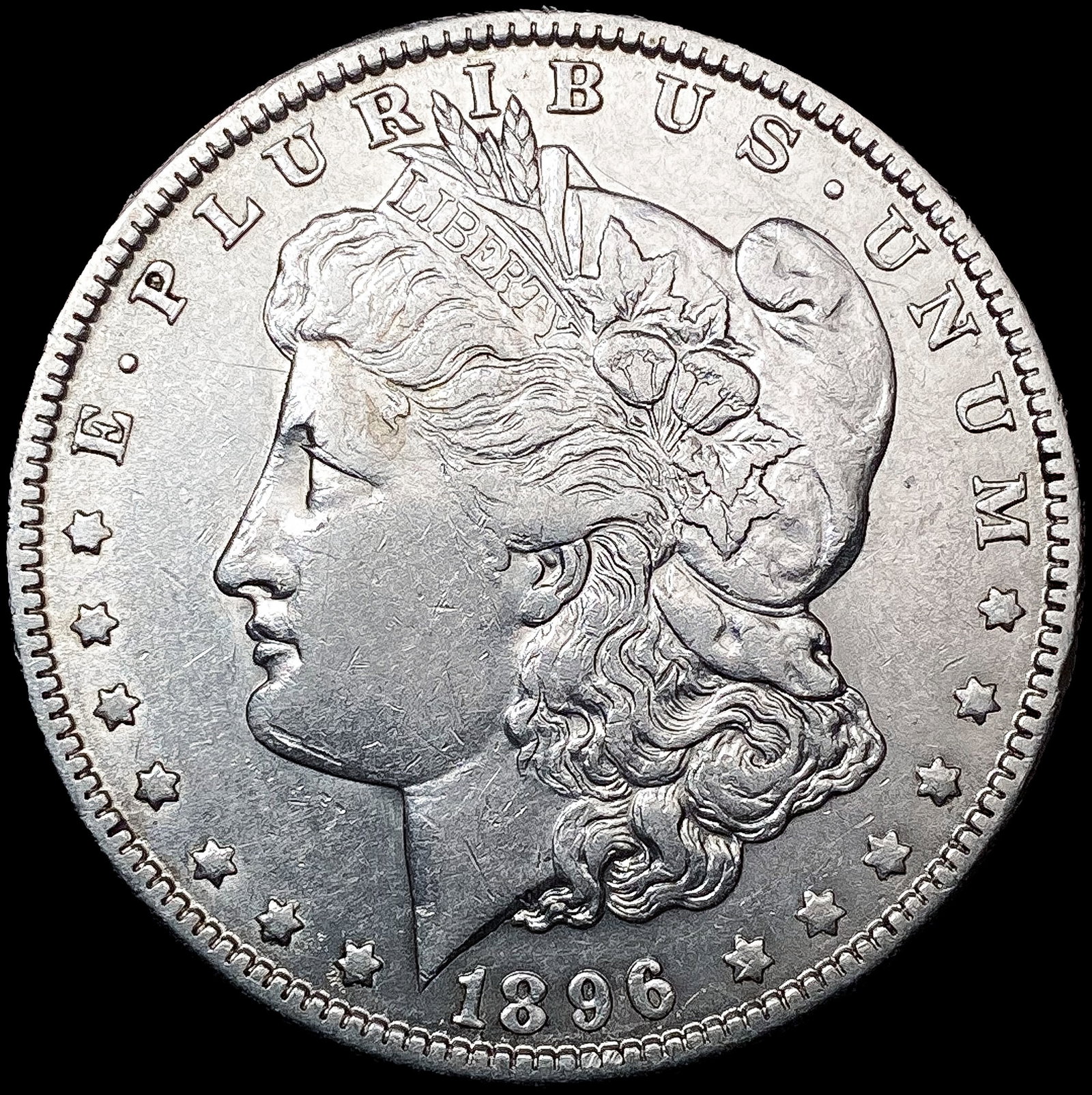 1896-O Morgan Silver Dollar NEARLY UNCIRCULATED (1 of 2)