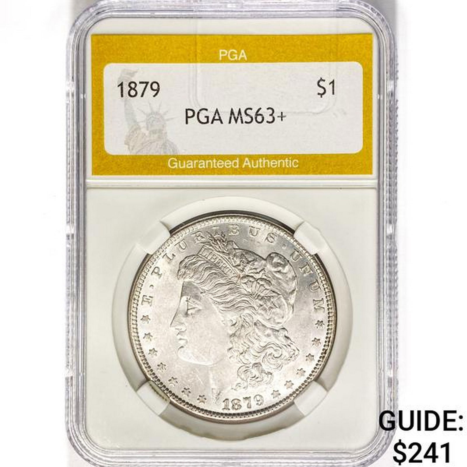 1879 Morgan Silver Dollar PGA MS63+ (1 of 2)
