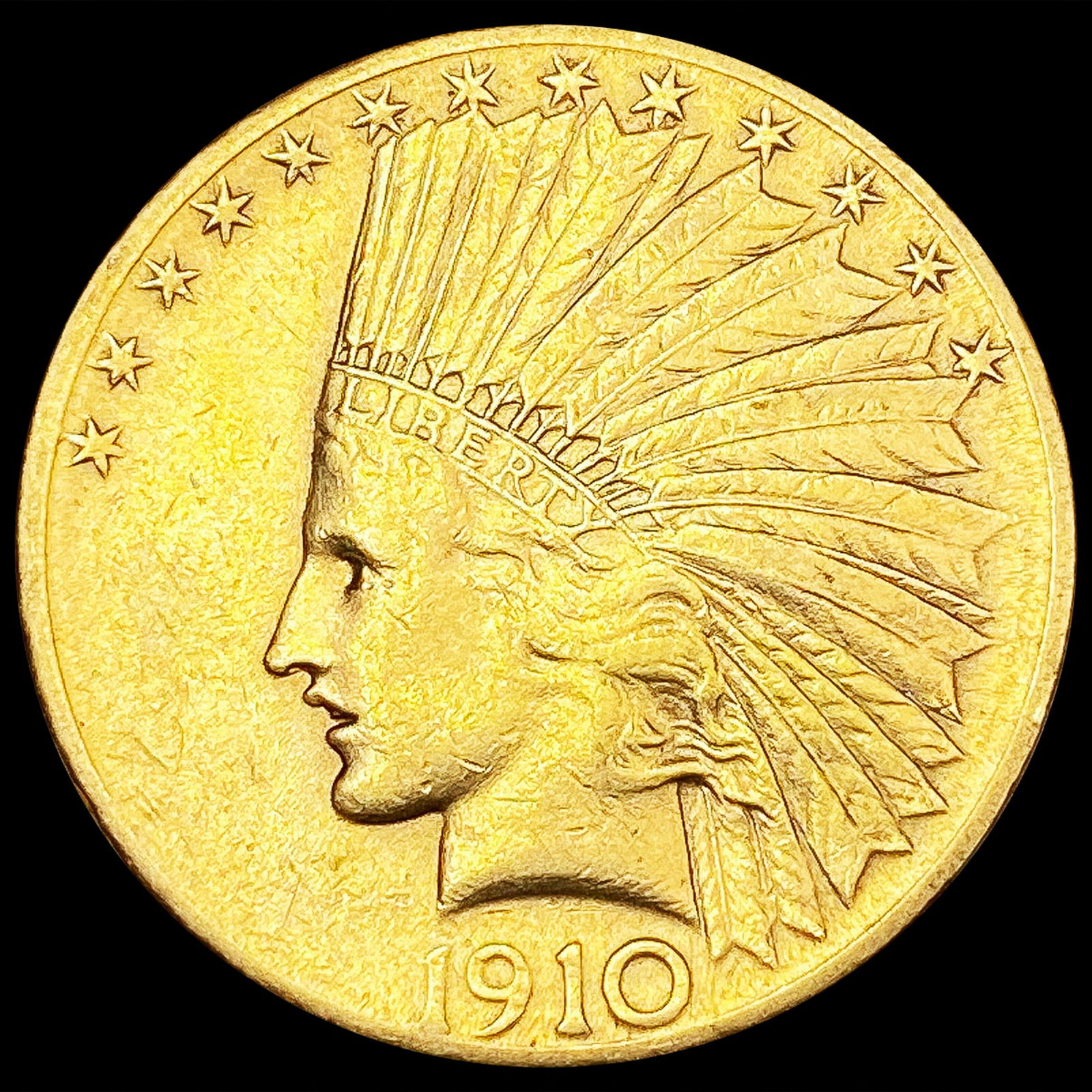 1910-S $10 Gold Eagle CLOSELY UNCIRCULATED (1 of 2)