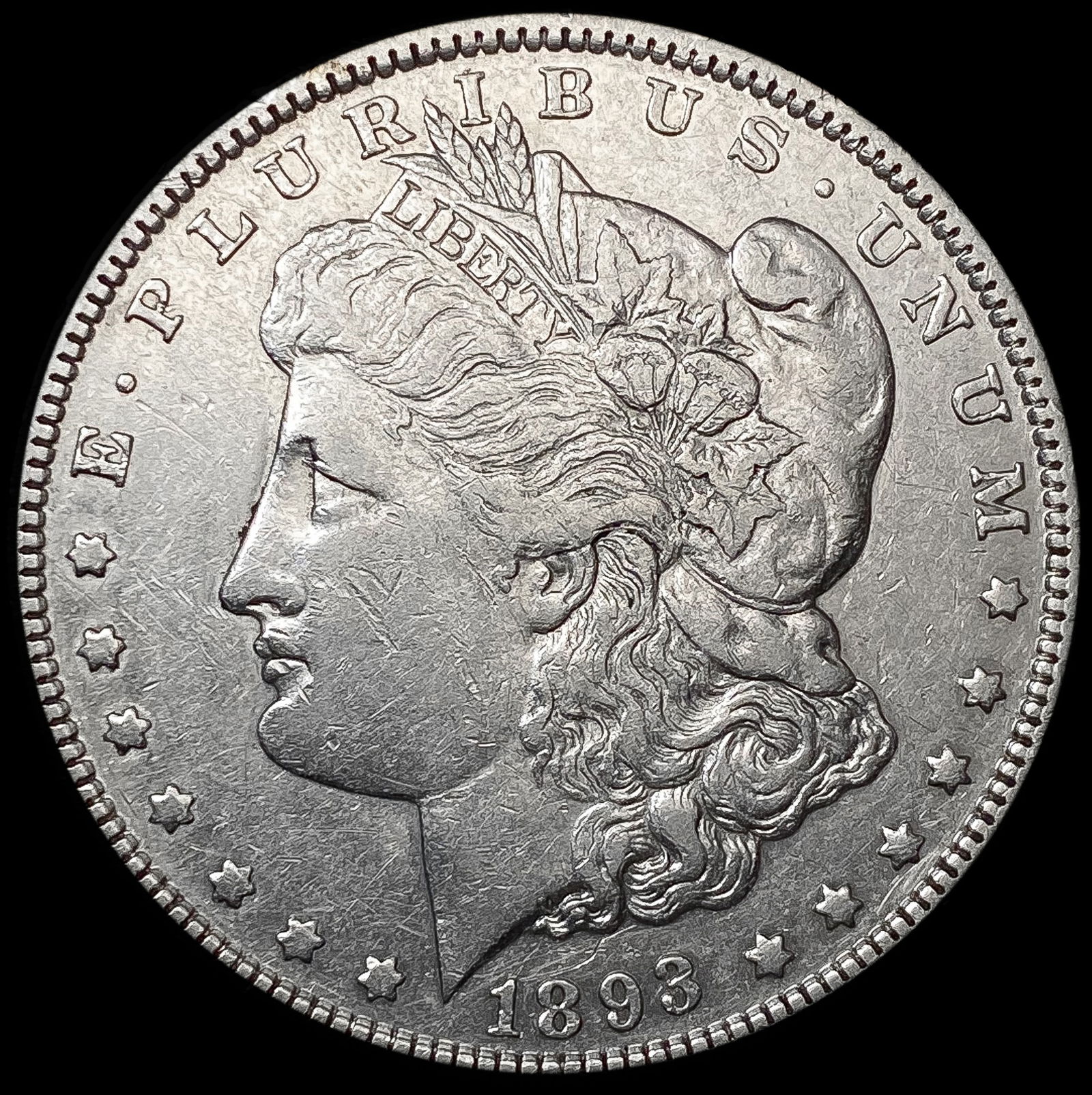 1893 Morgan Silver Dollar CLOSELY UNCIRCULATED (1 of 2)