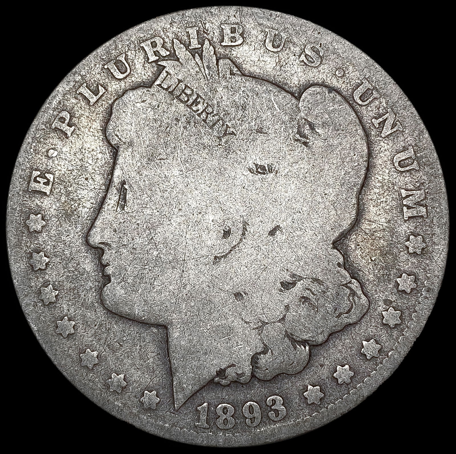 1893-O Morgan Silver Dollar NICELY CIRCULATED (1 of 2)