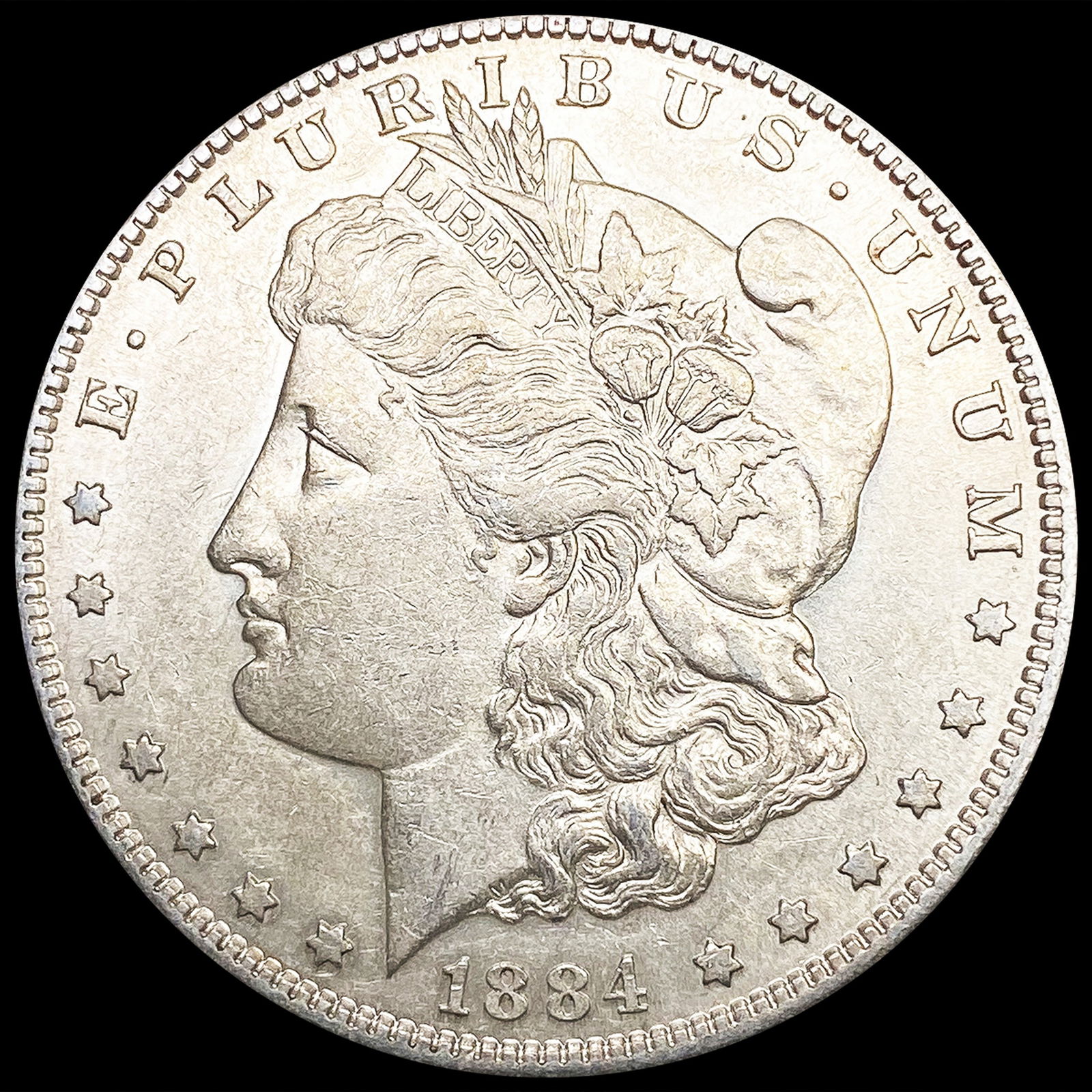 1884-S Morgan Silver Dollar CLOSELY UNCIRCULATED (1 of 2)