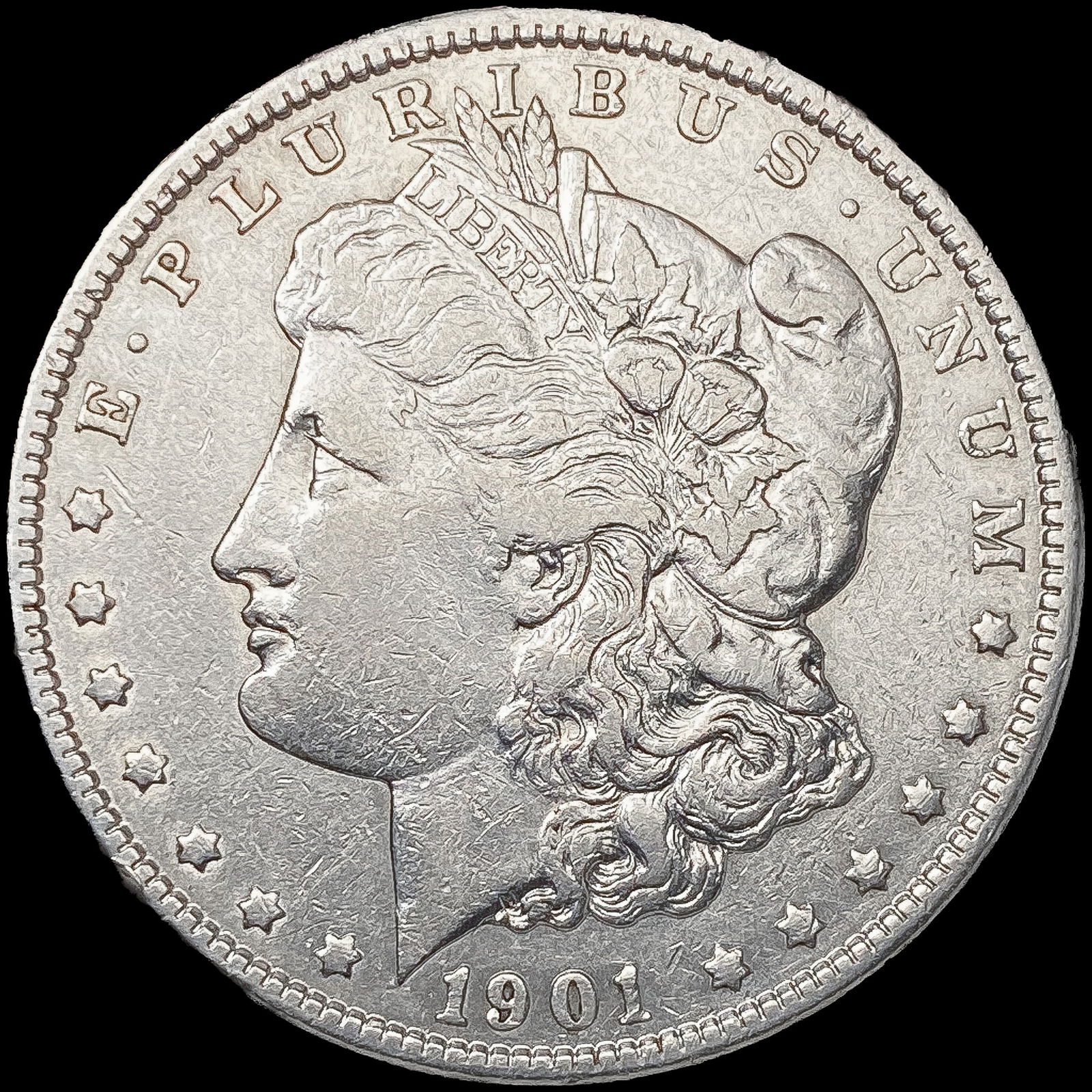 1901 Morgan Silver Dollar NEARLY UNCIRCULATED (1 of 2)