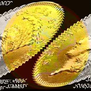 1872 $3 Gold Piece SUPERB GEM PROOF CAMEO: 1872 $3 Gold Piece SUPERB GEM PROOF CAMEO