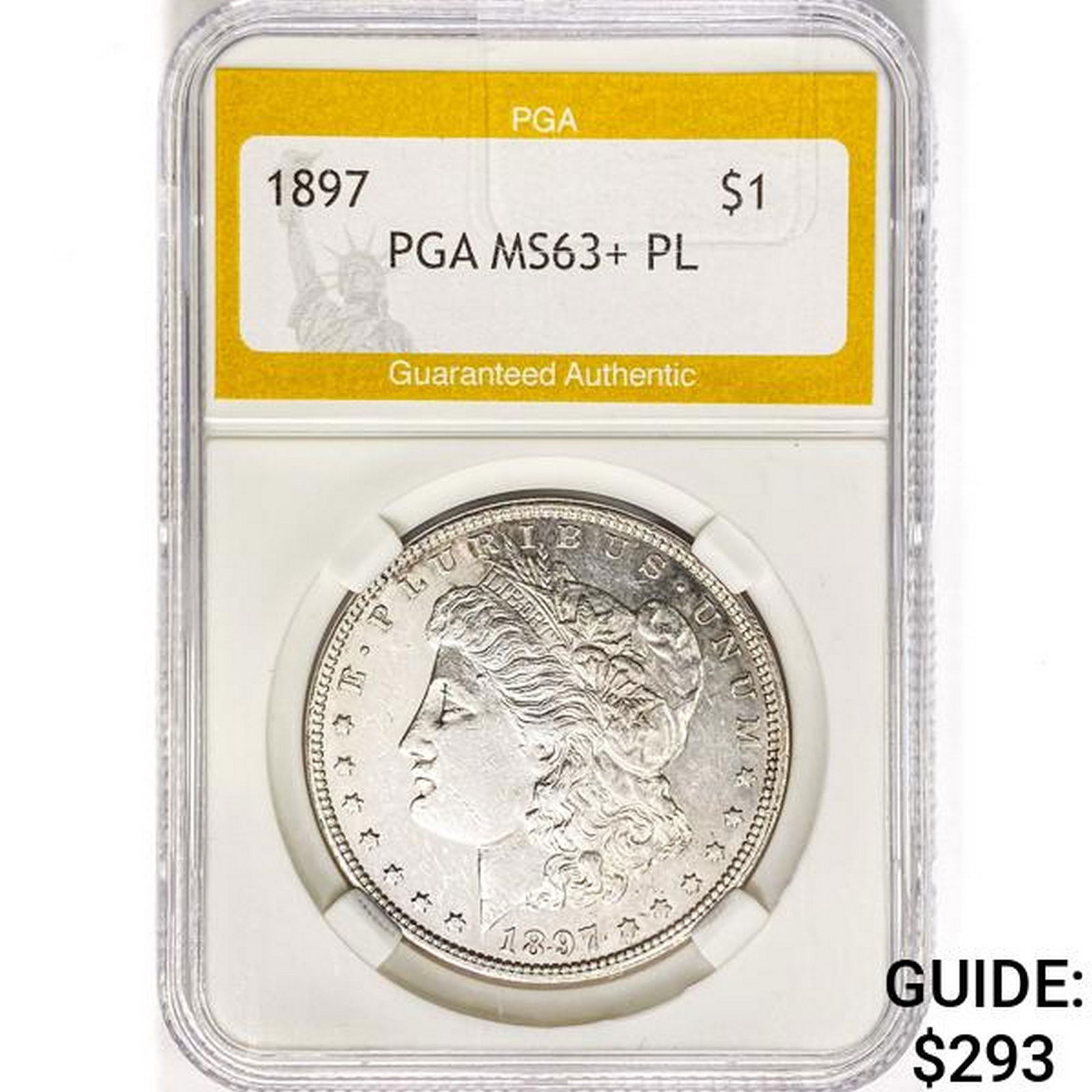 1897 Morgan Silver Dollar PGA MS63+ PL (1 of 2)