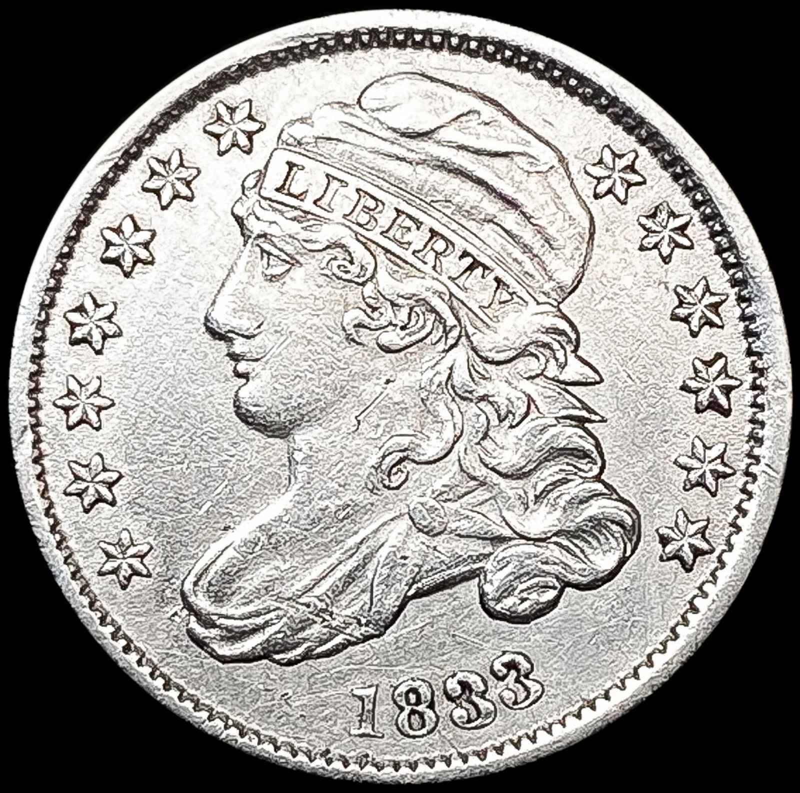 1838 Capped Bust Dime CLOSELY UNCIRCULATED (1 of 2)