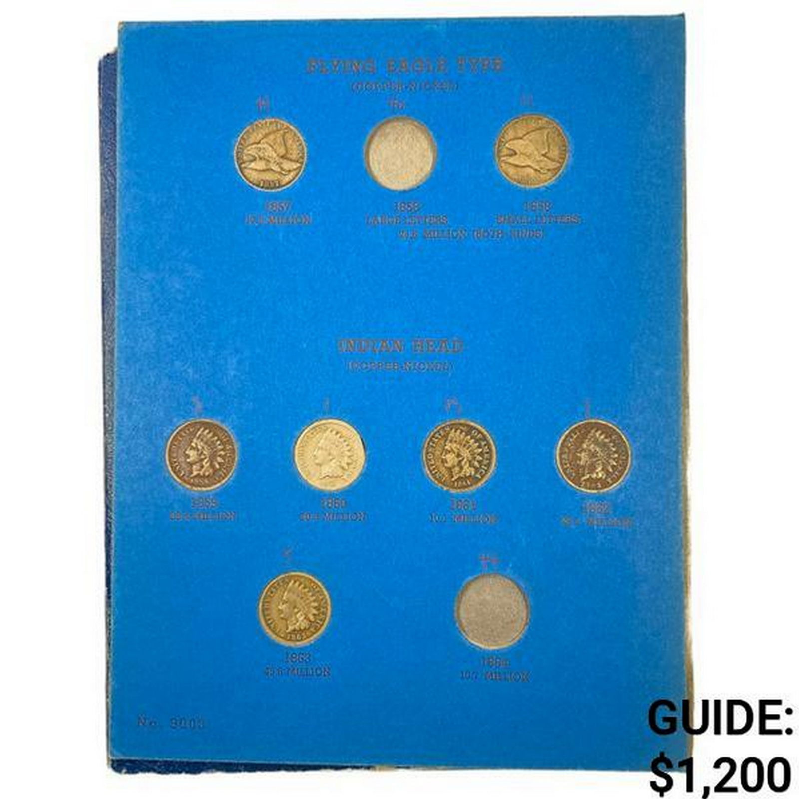 1857-1909 Indian Head Cent Book ( Coins) (1 of 4)