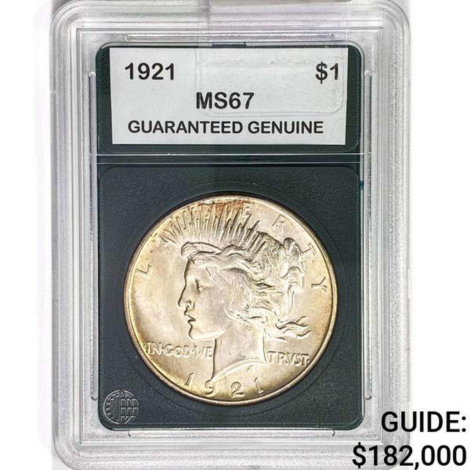 1921 Silver Peace Dollar GG MS67 (1 of 2)