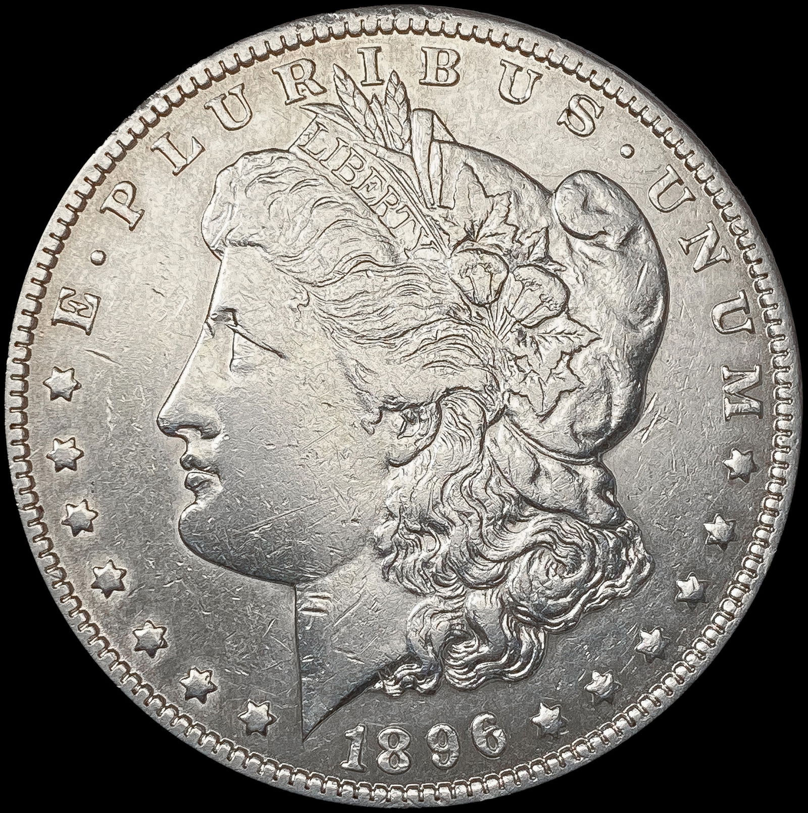 1896-O Morgan Silver Dollar NEARLY UNCIRCULATED (1 of 2)