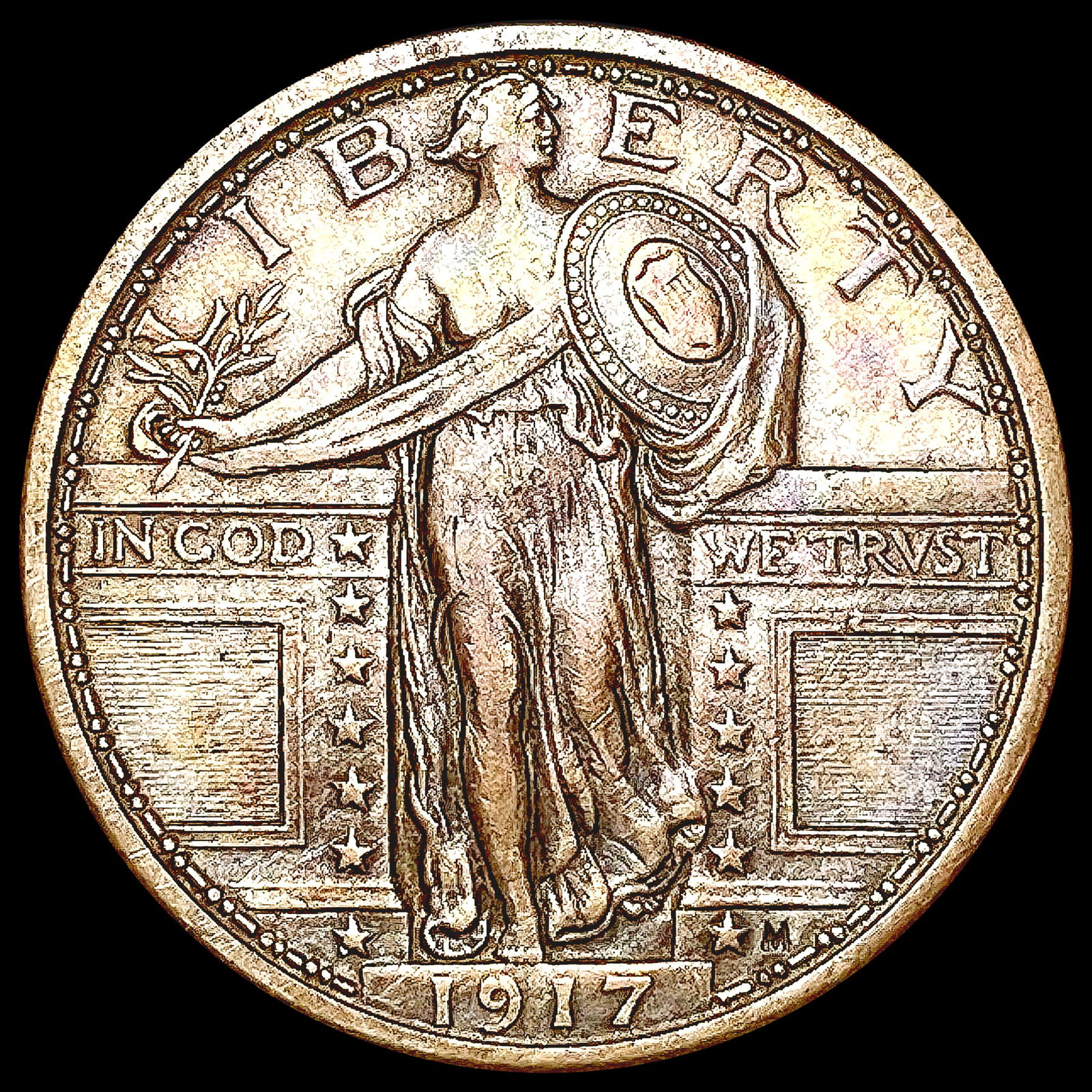 1917 Standing Liberty Quarter CLOSELY UNCIRCULATED (1 of 2)