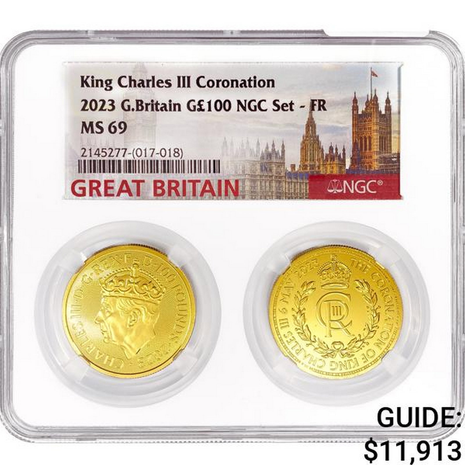 2023 King Charles III Coronation 2oz Gold Set NGC (1 of 2)