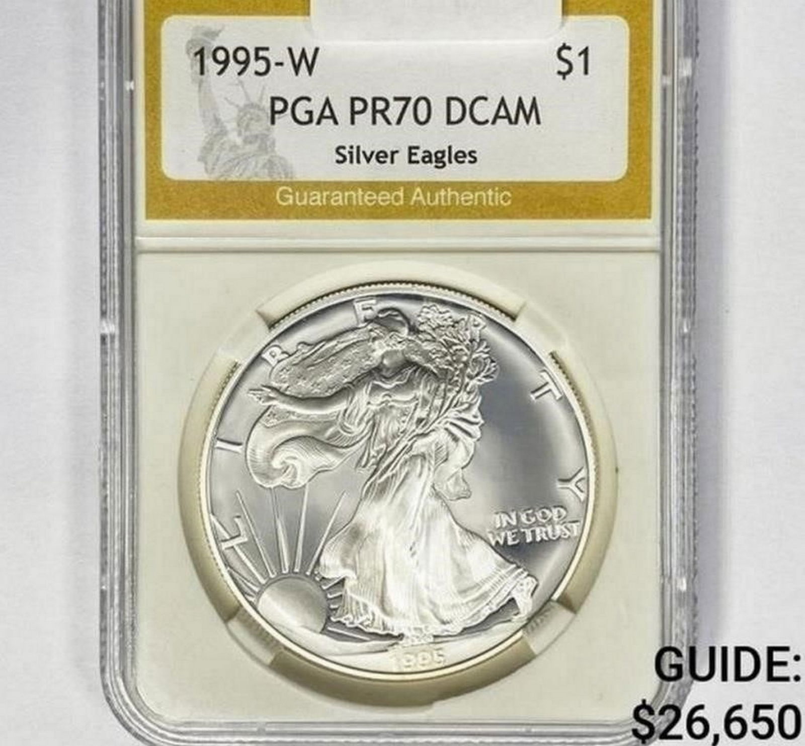 1995-W American Silver Eagle PGA PR70 DCAM (1 of 2)