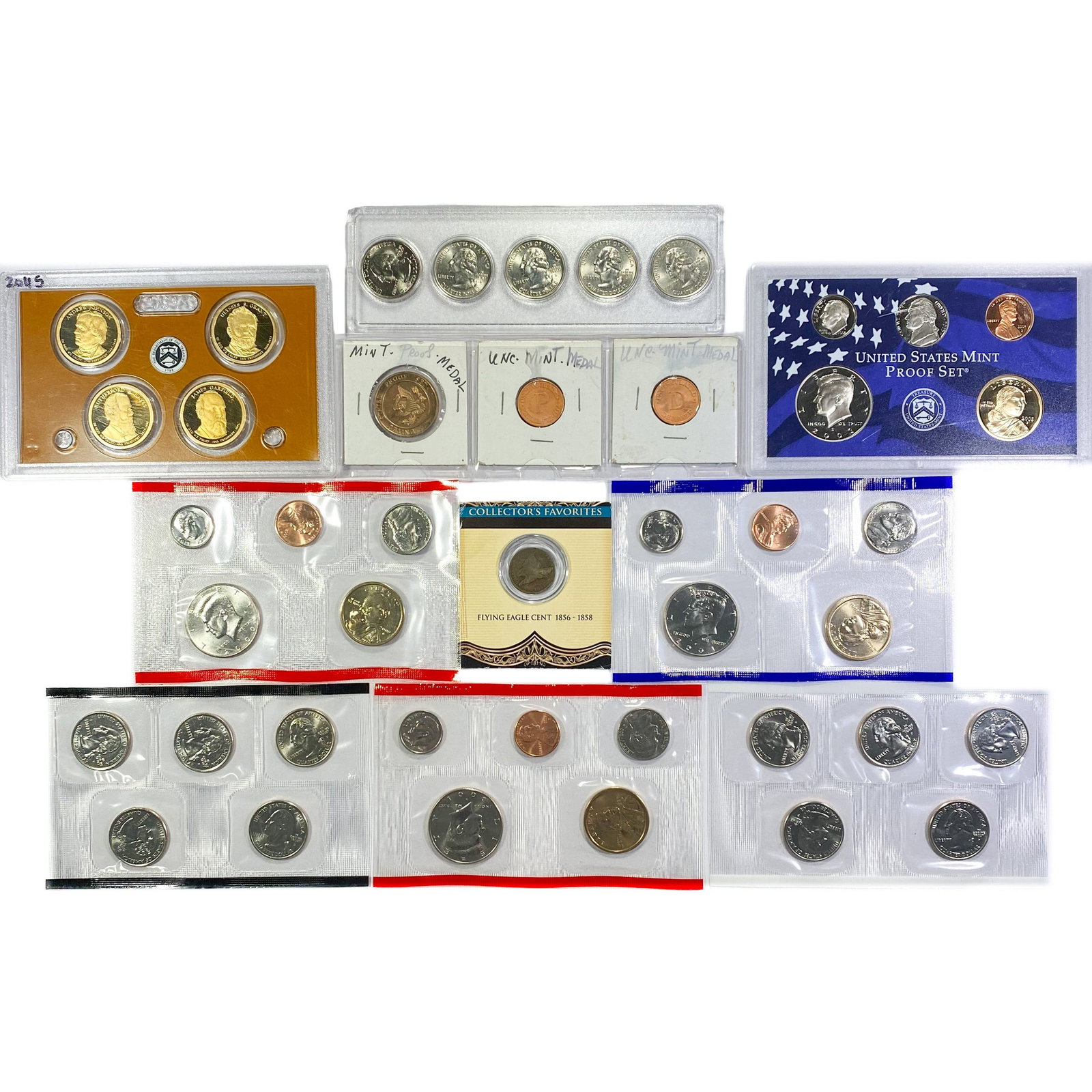 1857 - 2003 US Coin Collection (43 Coins): 1857 - 2003 US Coin Collection (43 Coins)