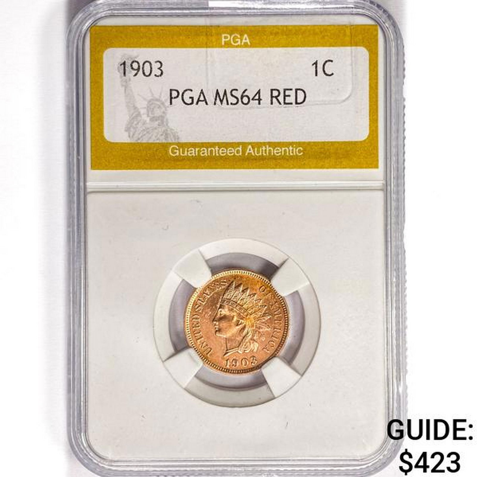 1903 Indian Head Cent PGA MS64 RED (1 of 2)