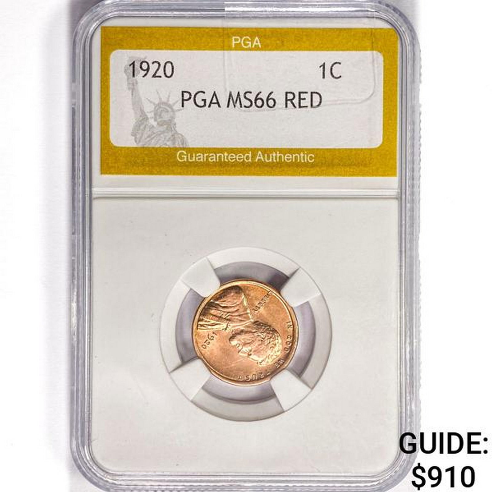 1920 Wheat Cent PGA MS66 RED (1 of 2)