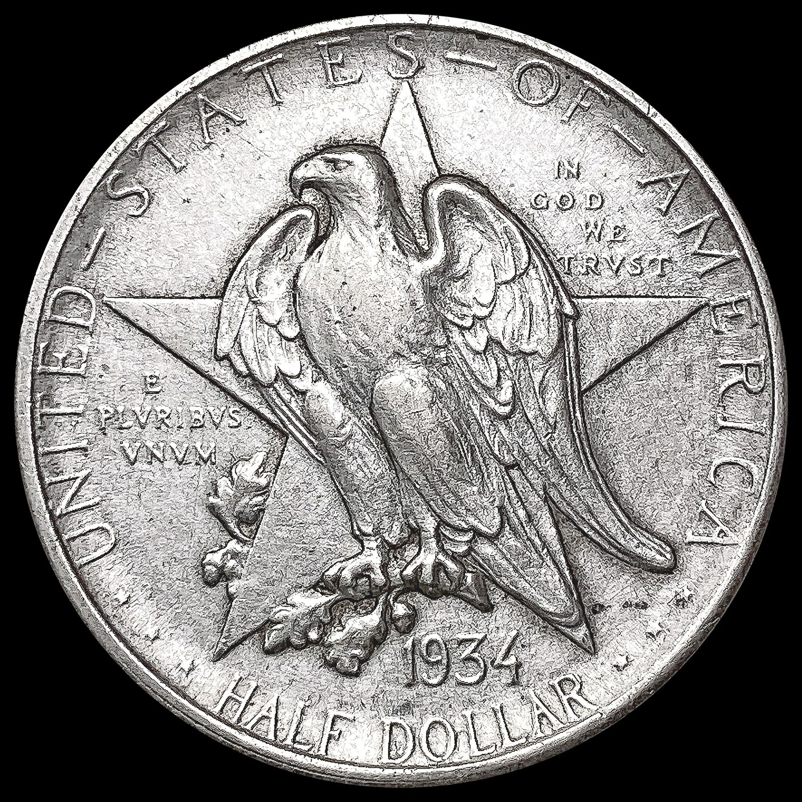 1934 Texas Half Dollar CLOSELY UNCIRCULATED (1 of 2)