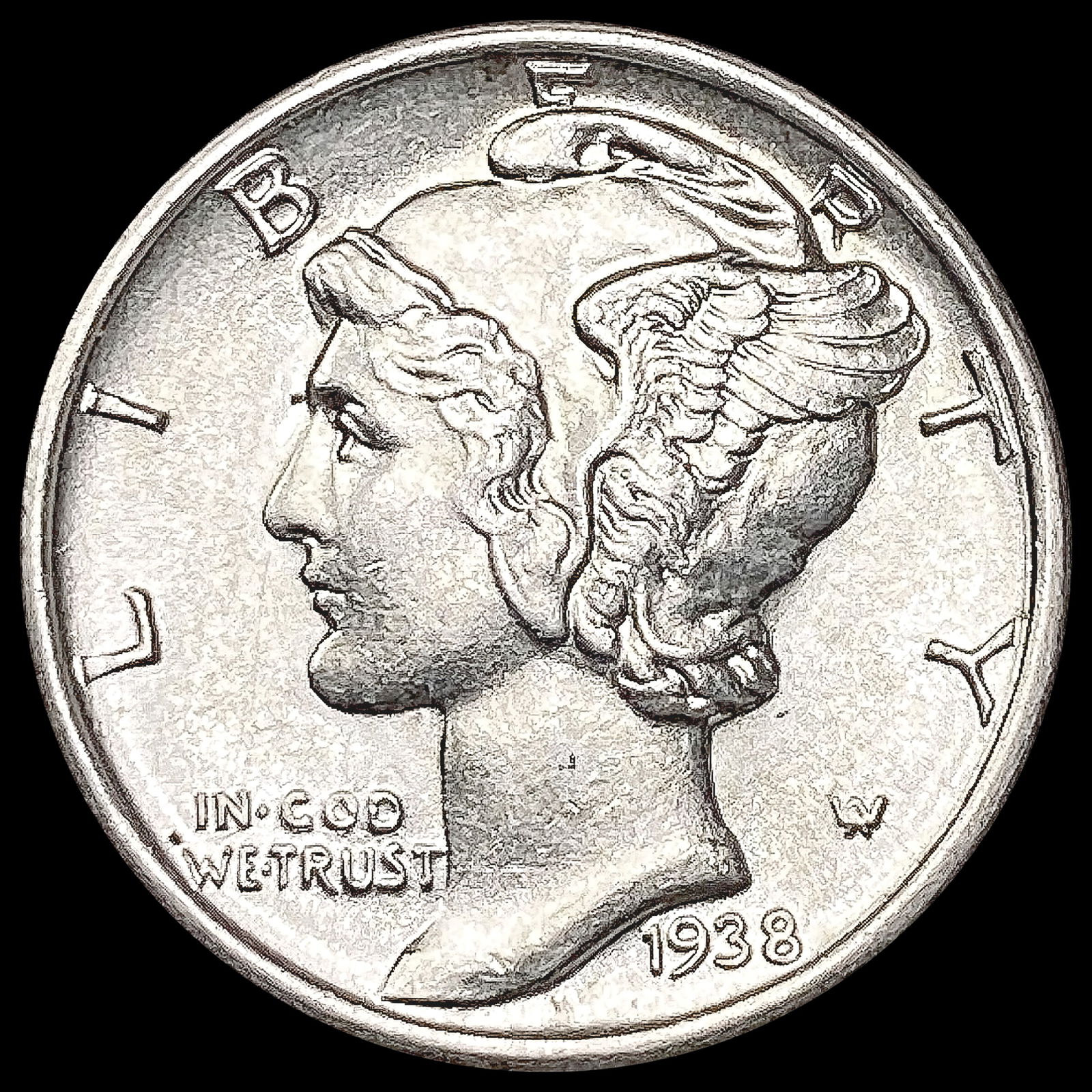 1938-S Mercury Dime UNCIRCULATED (1 of 2)