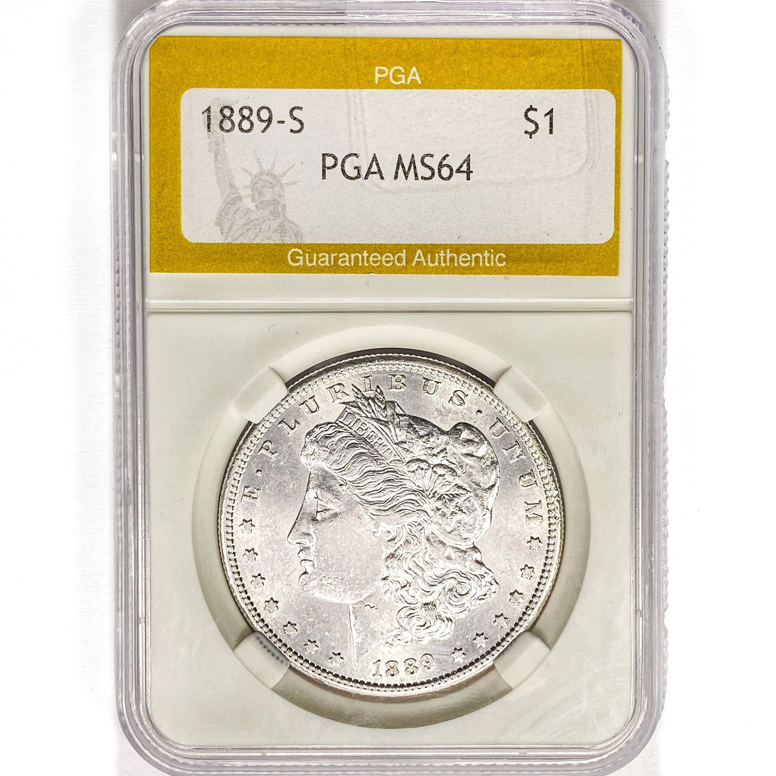 1890 Morgan Silver Dollar PGA MS65 (1 of 2)