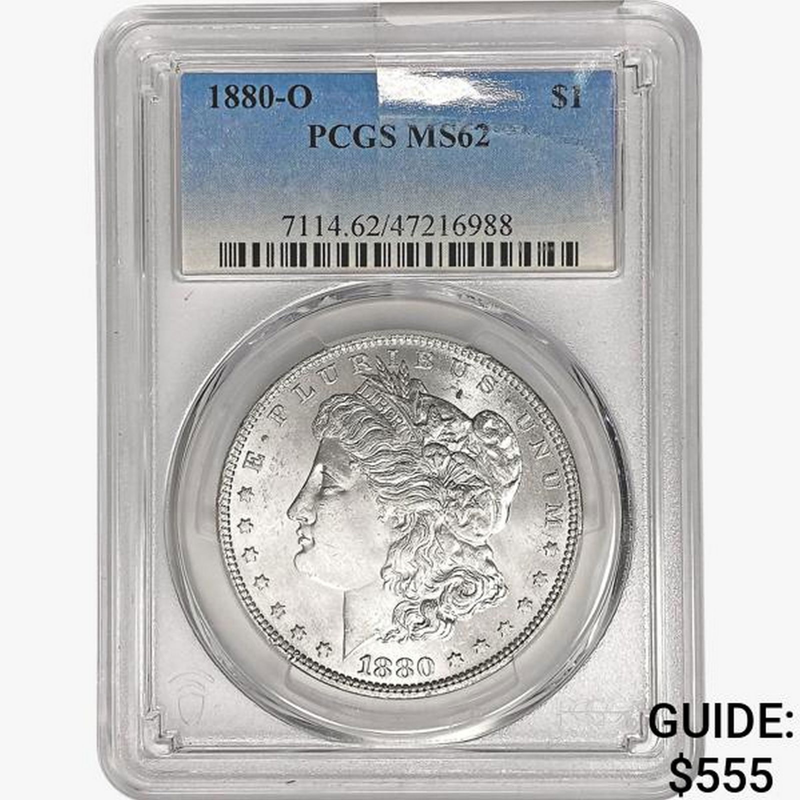 1880-O Morgan Silver Dollar PCGS MS62 (1 of 2)