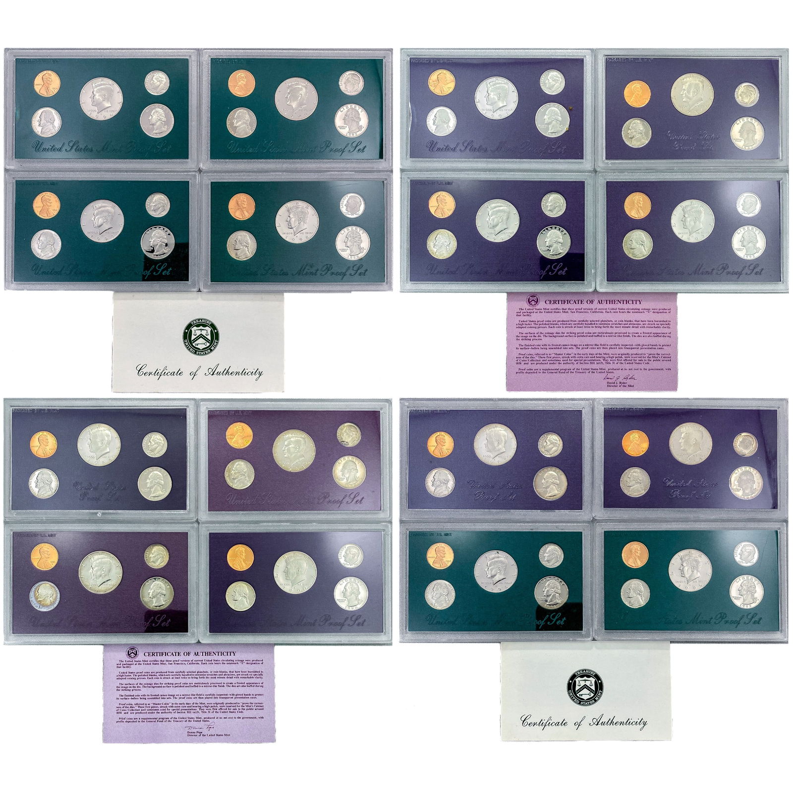 1984-1997 US Proof Mint Sets [80 Coins (1 of 2)