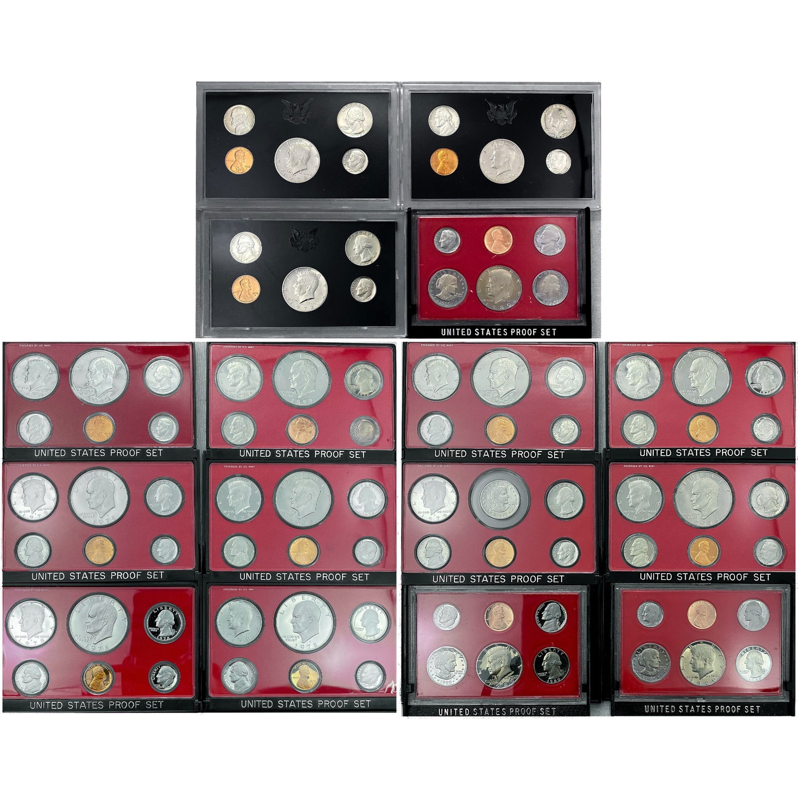 1972-1980 US Proof Mint Sets [90 Coins] (1 of 2)