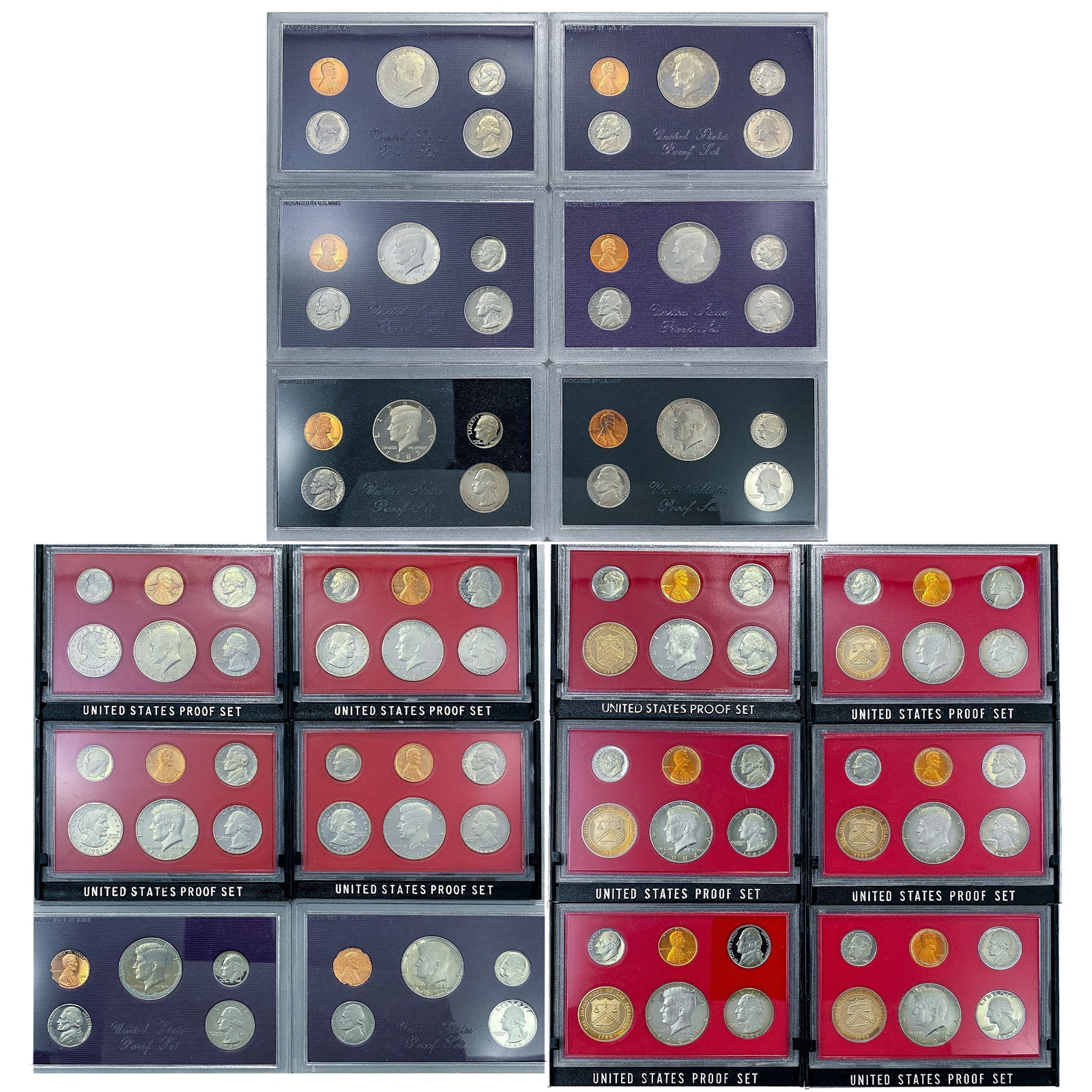 1981-1986 US Proof Mint Sets [90 Coins] (1 of 2)