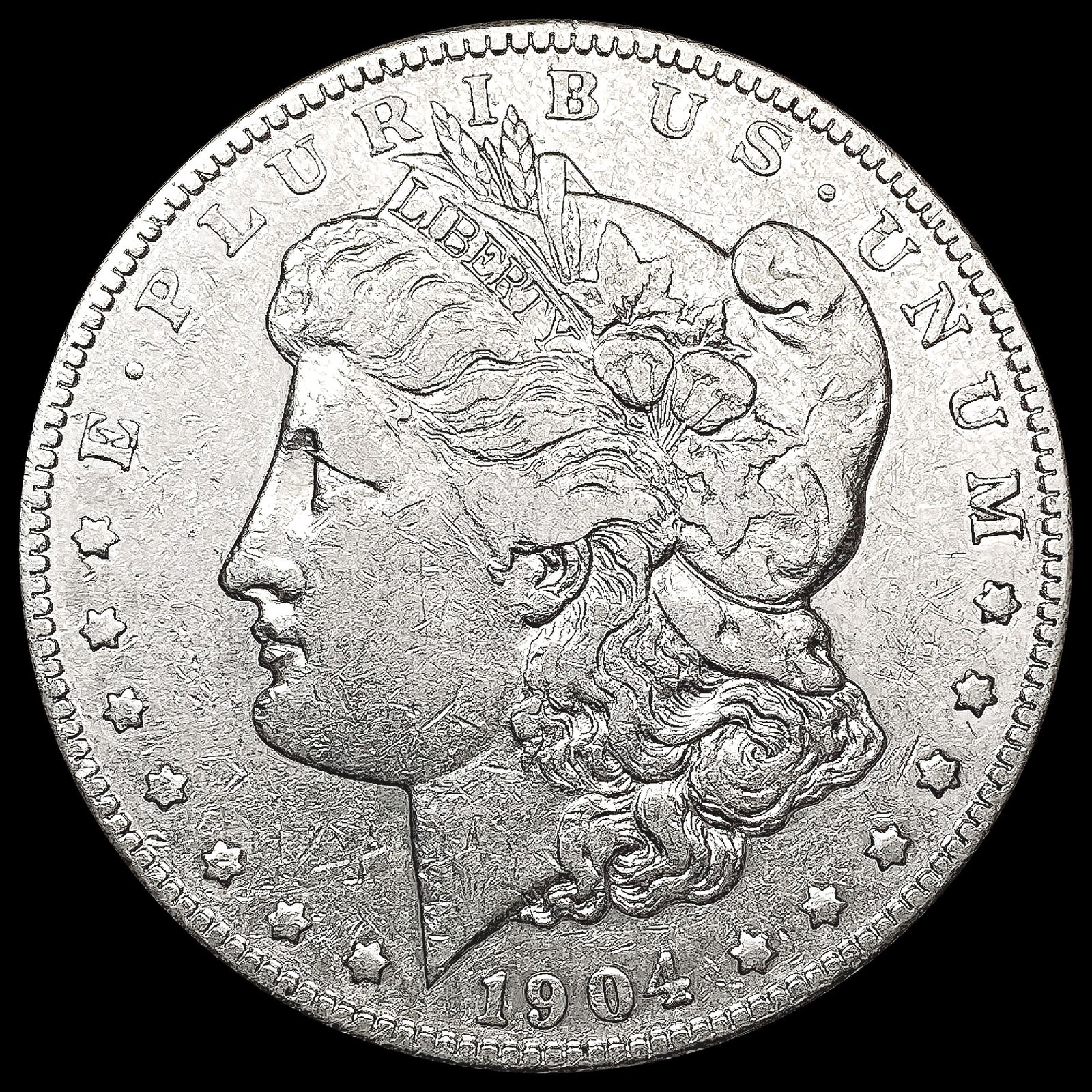 1904-S Morgan Silver Dollar NEARLY UNCIRCULATED (1 of 2)