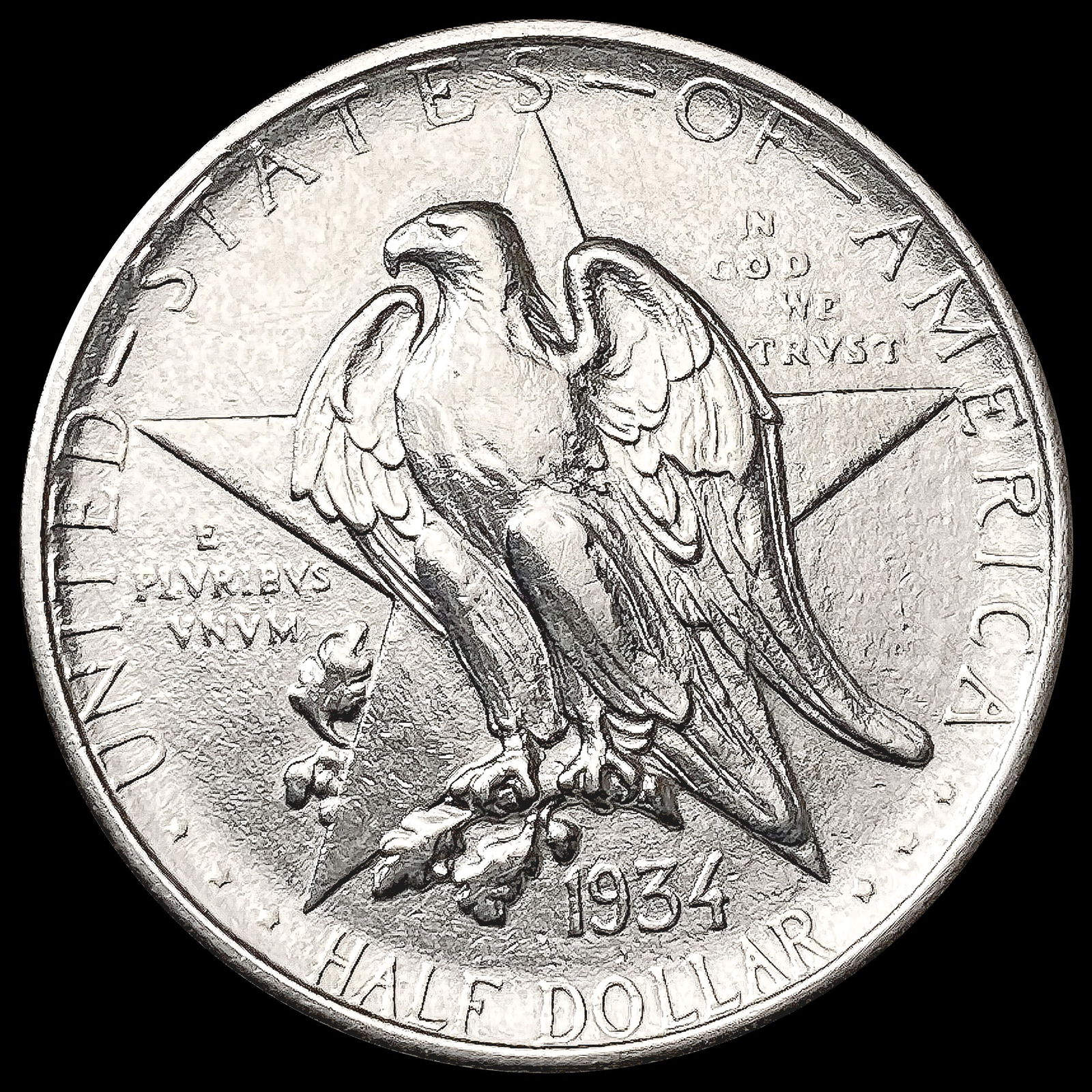 1934 Texas Half Dollar CHOICE BU (1 of 2)