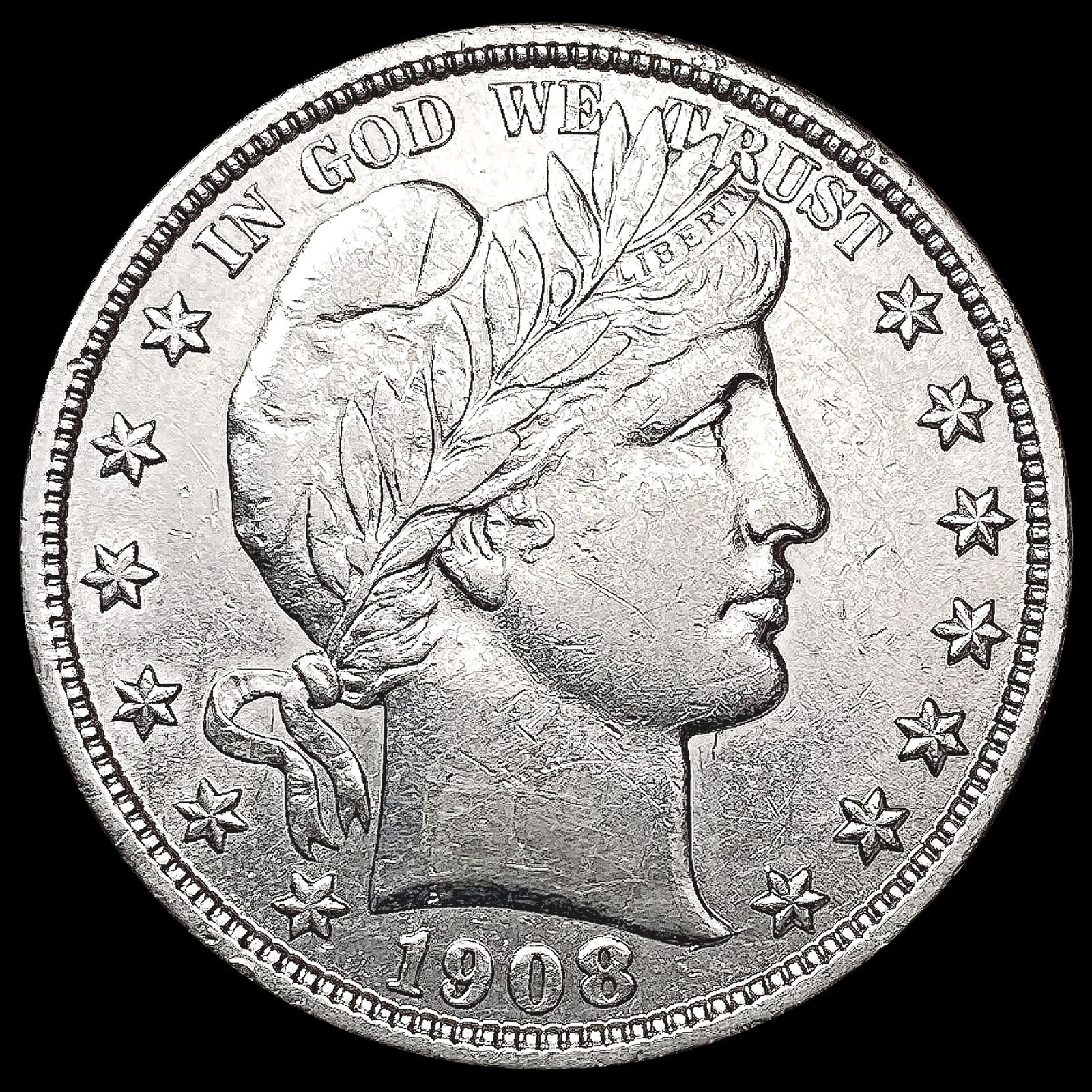 1908-D Barber Half Dollar CHOICE AU (1 of 2)