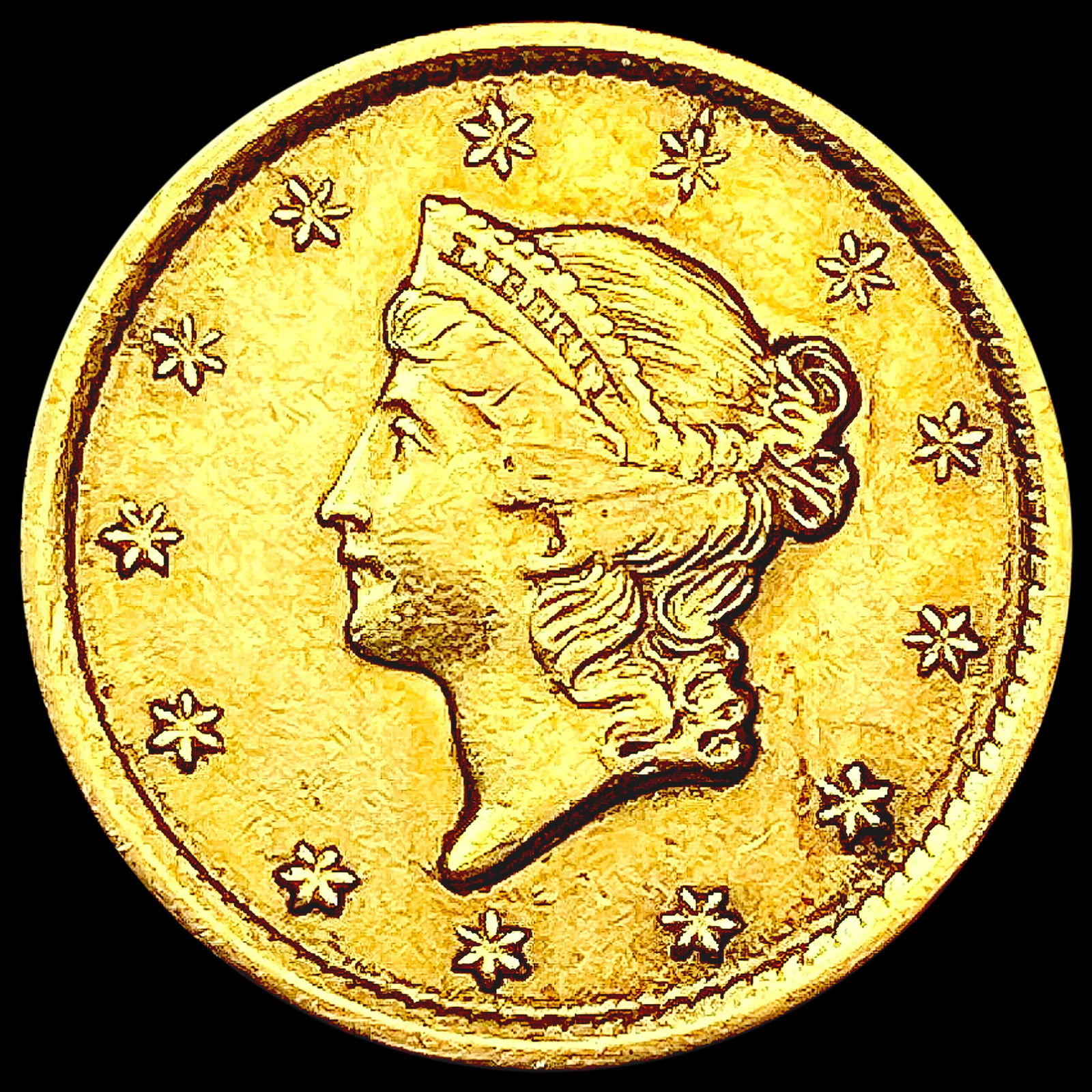 1852-O Rare Gold Dollar CLOSELY UNCIRCULATED (1 of 2)