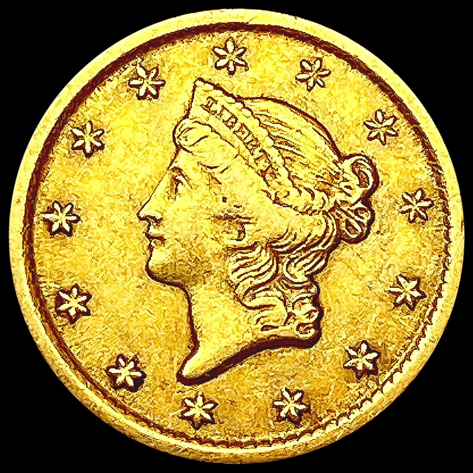 1851-O Rare Gold Dollar LIGHTLY CIRCULATED (1 of 2)