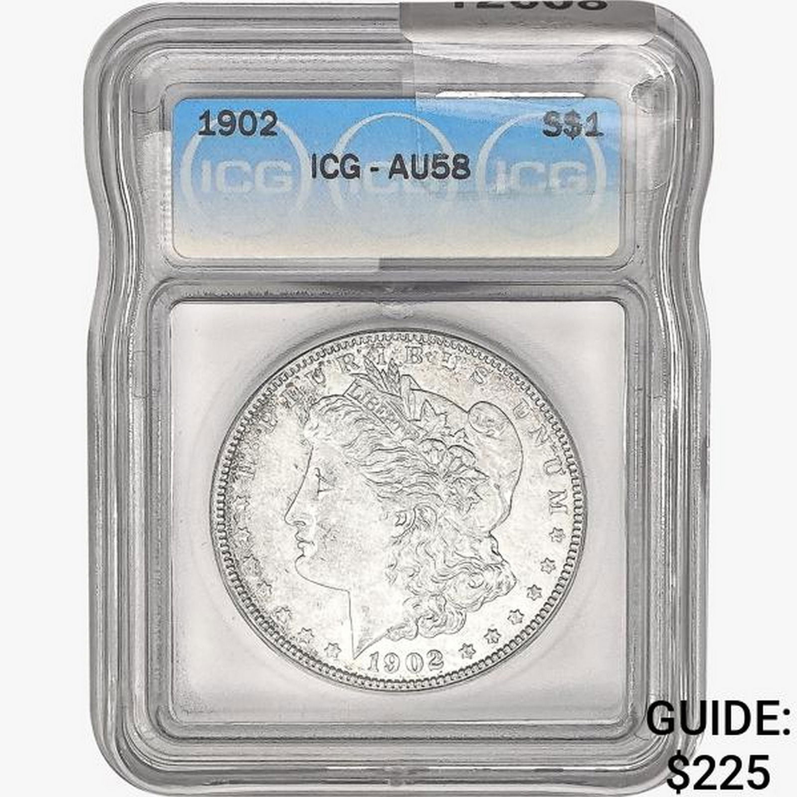 1902 Morgan Silver Dollar ICG AU58 (1 of 2)