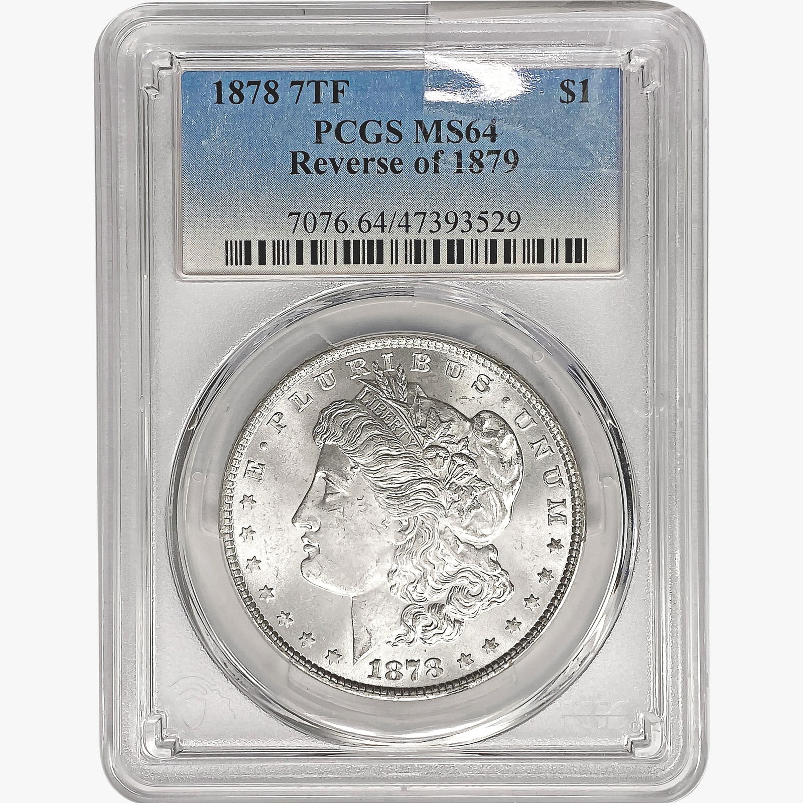 1878 7TF Rev 79 Morgan Silver Dollar PCGS MS64 (1 of 2)