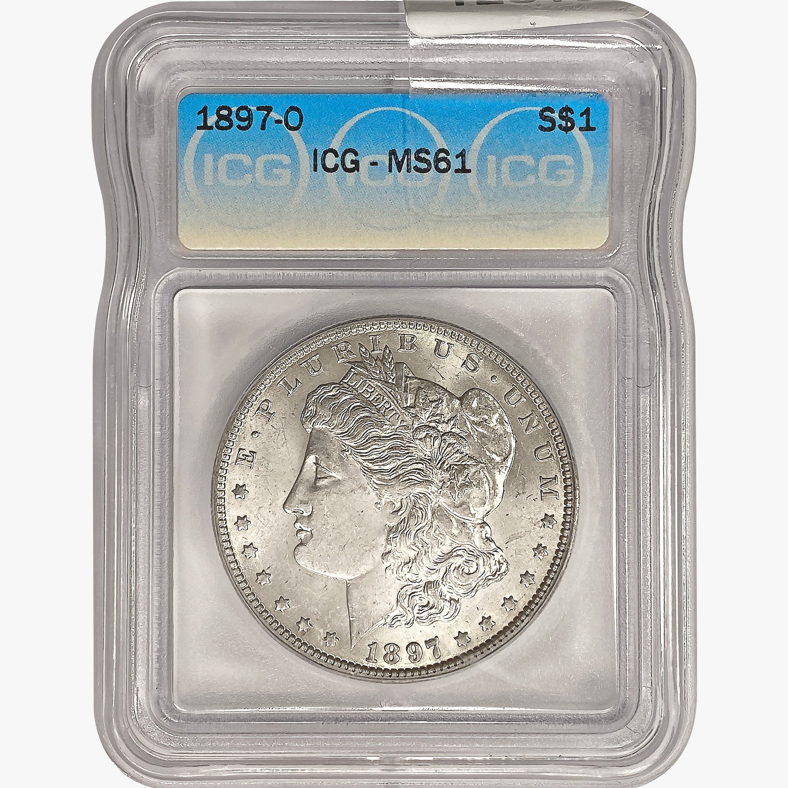 1897-O Morgan Silver Dollar ICG MS61 (1 of 2)