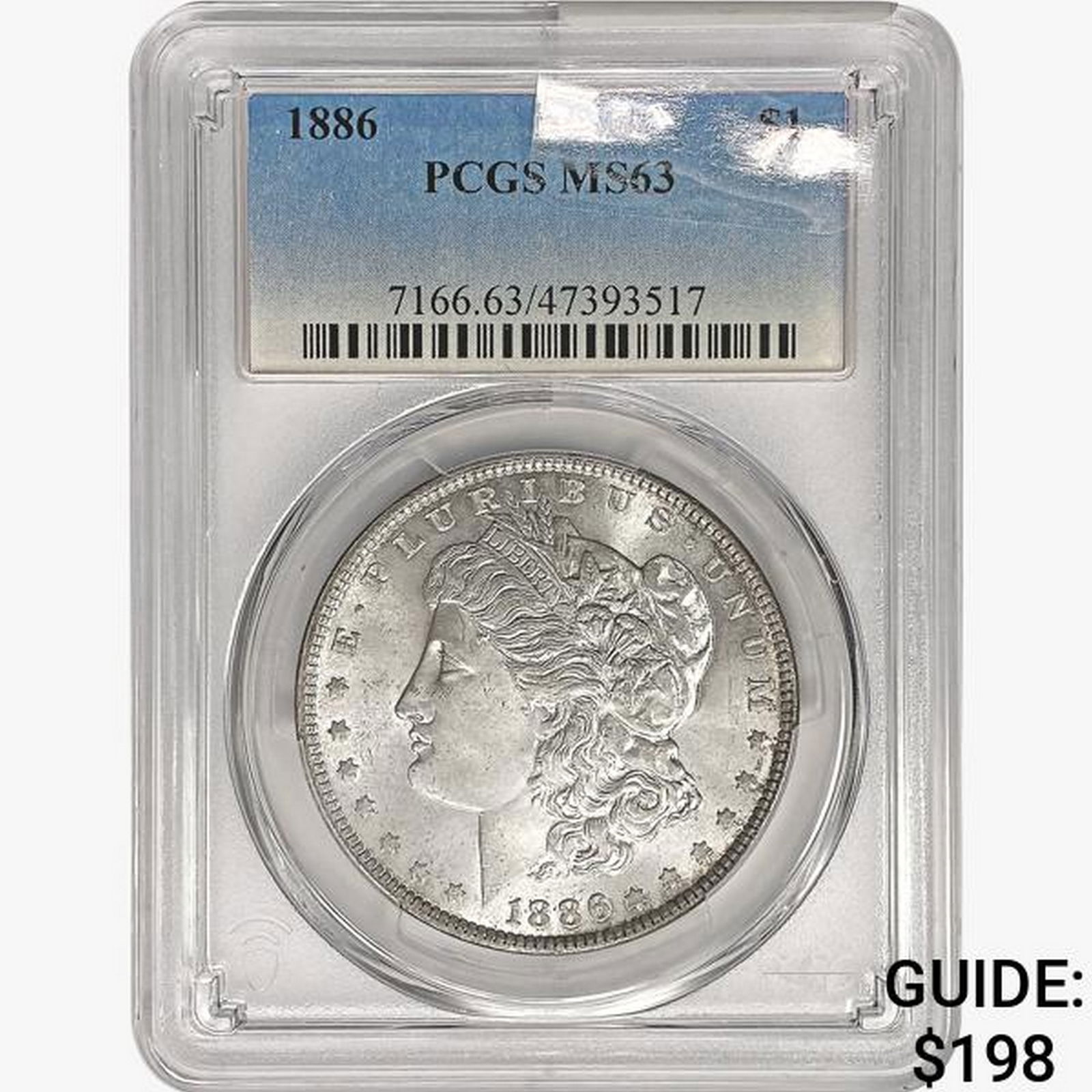 1886 Morgan Silver Dollar PCGS MS63 (1 of 2)