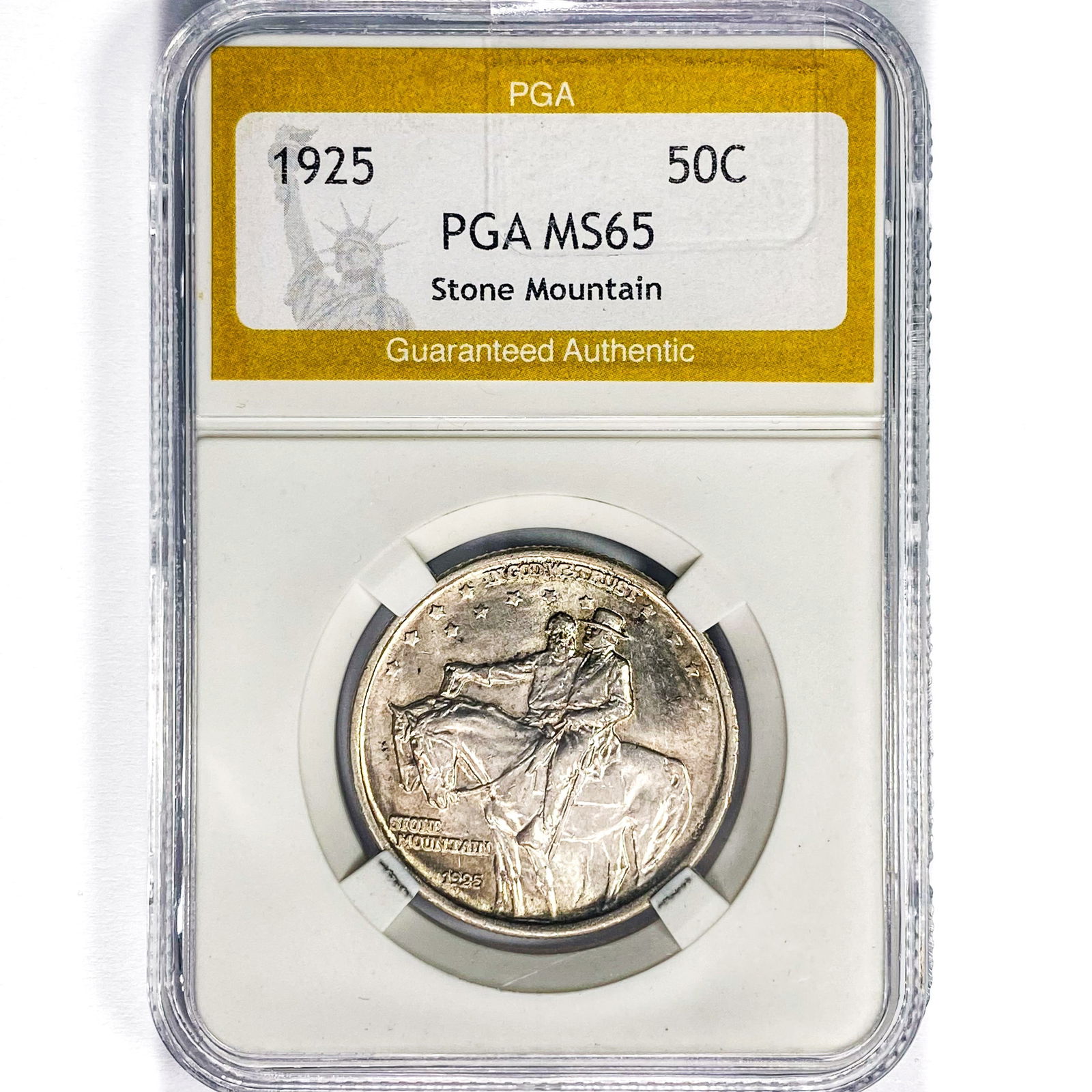 1925 Stone Mountain Half Dollar PGA MS65 (1 of 2)