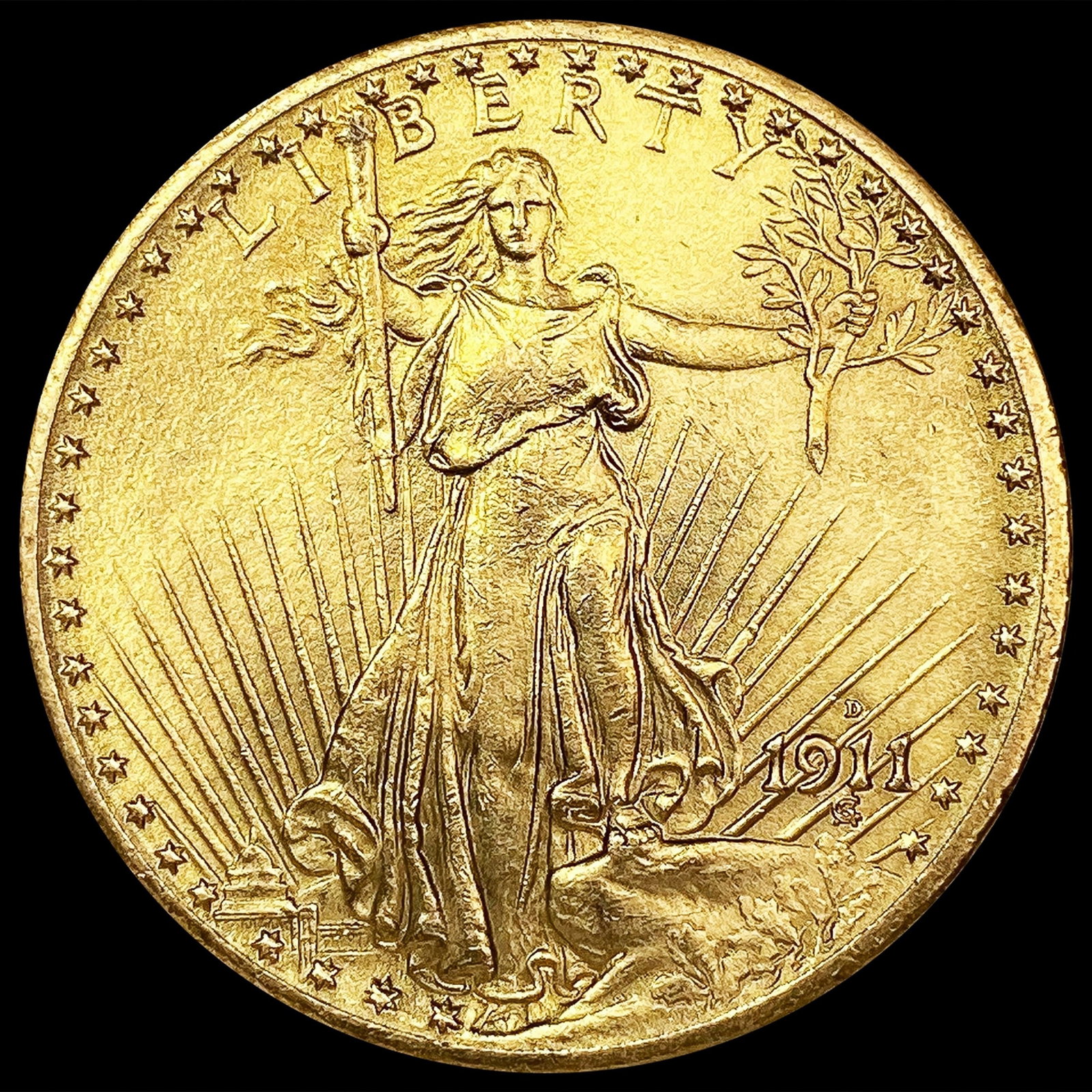 1911-D $20 Gold Double Eagle UNCIRCULATED: 1911-D $20 Gold Double Eagle UNCIRCULATED