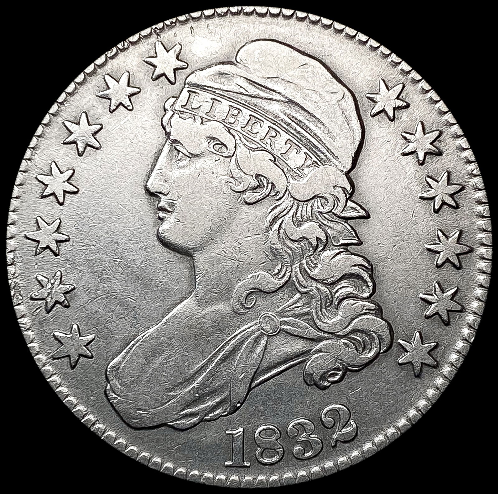 1832 Capped Bust Half Dollar CLOSELY UNCIRCULATED (1 of 2)