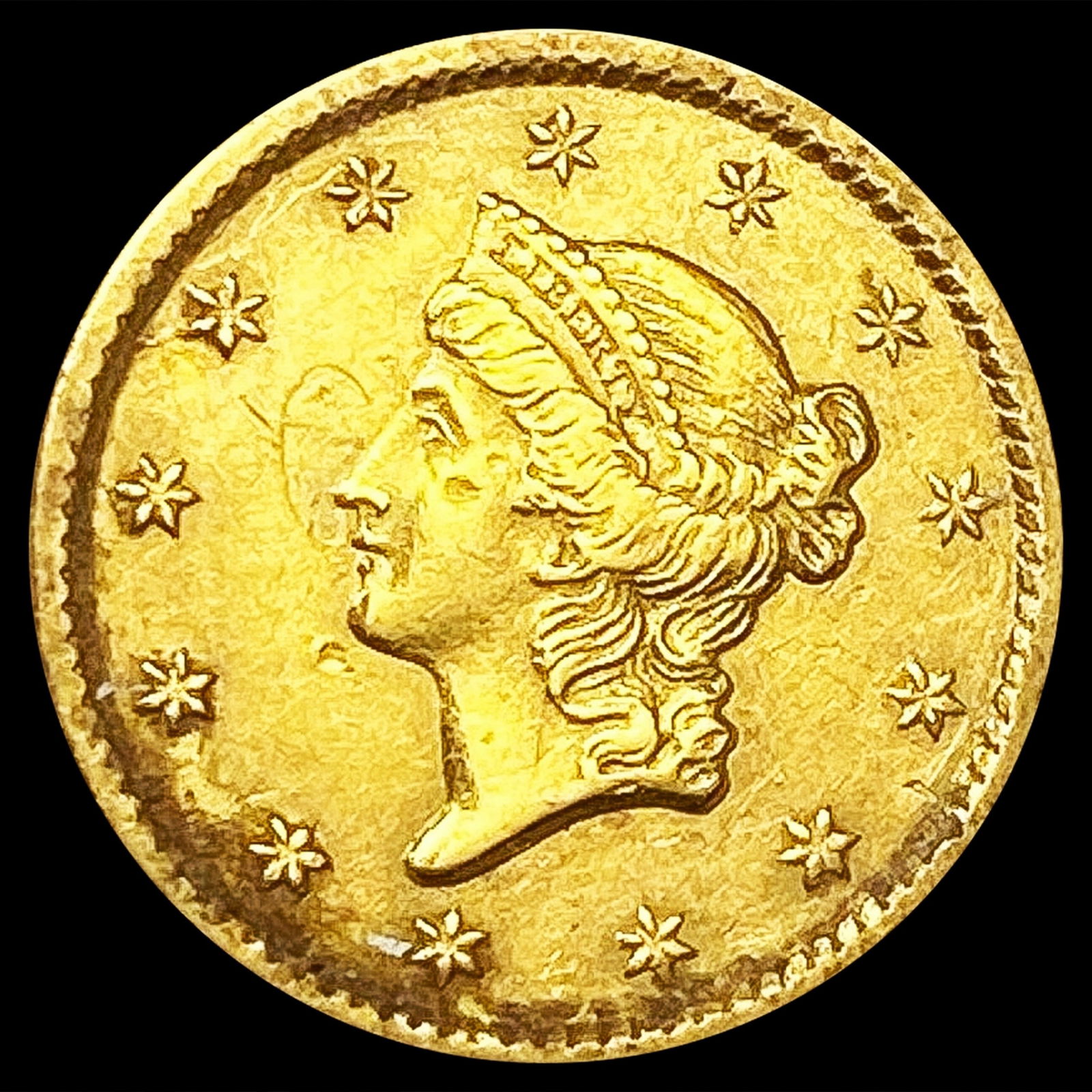 1852 Rare Gold Dollar UNCIRCULATED (1 of 2)