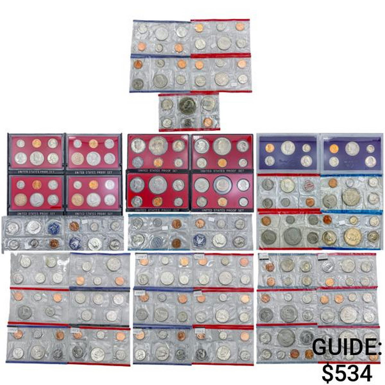 1965-1999 US Proof Mint Sets [221 Coins] (1 of 2)