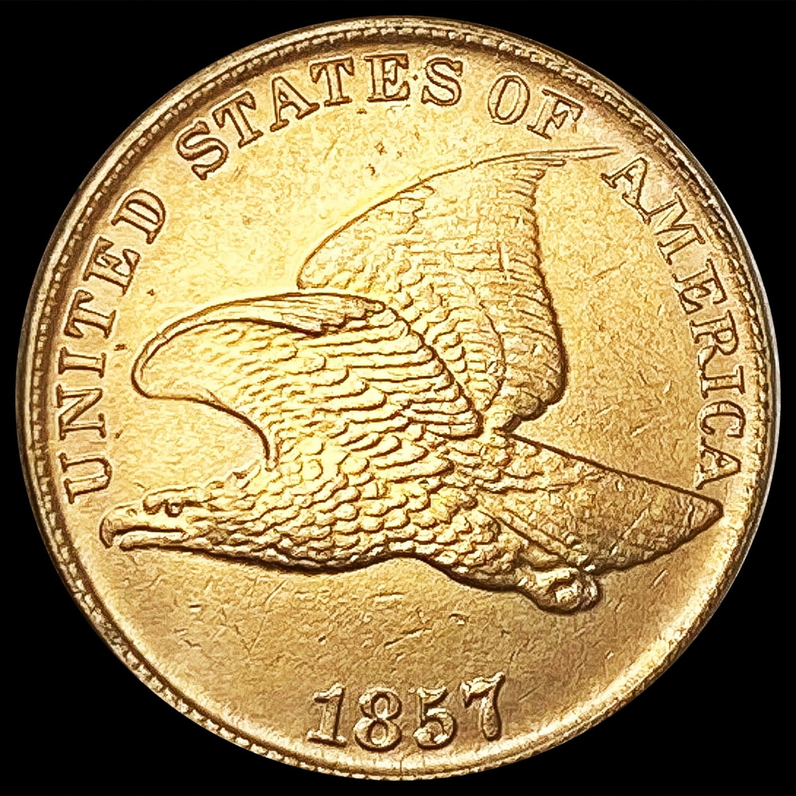 1857 Flying Eagle Cent UNCIRCULATED (1 of 2)