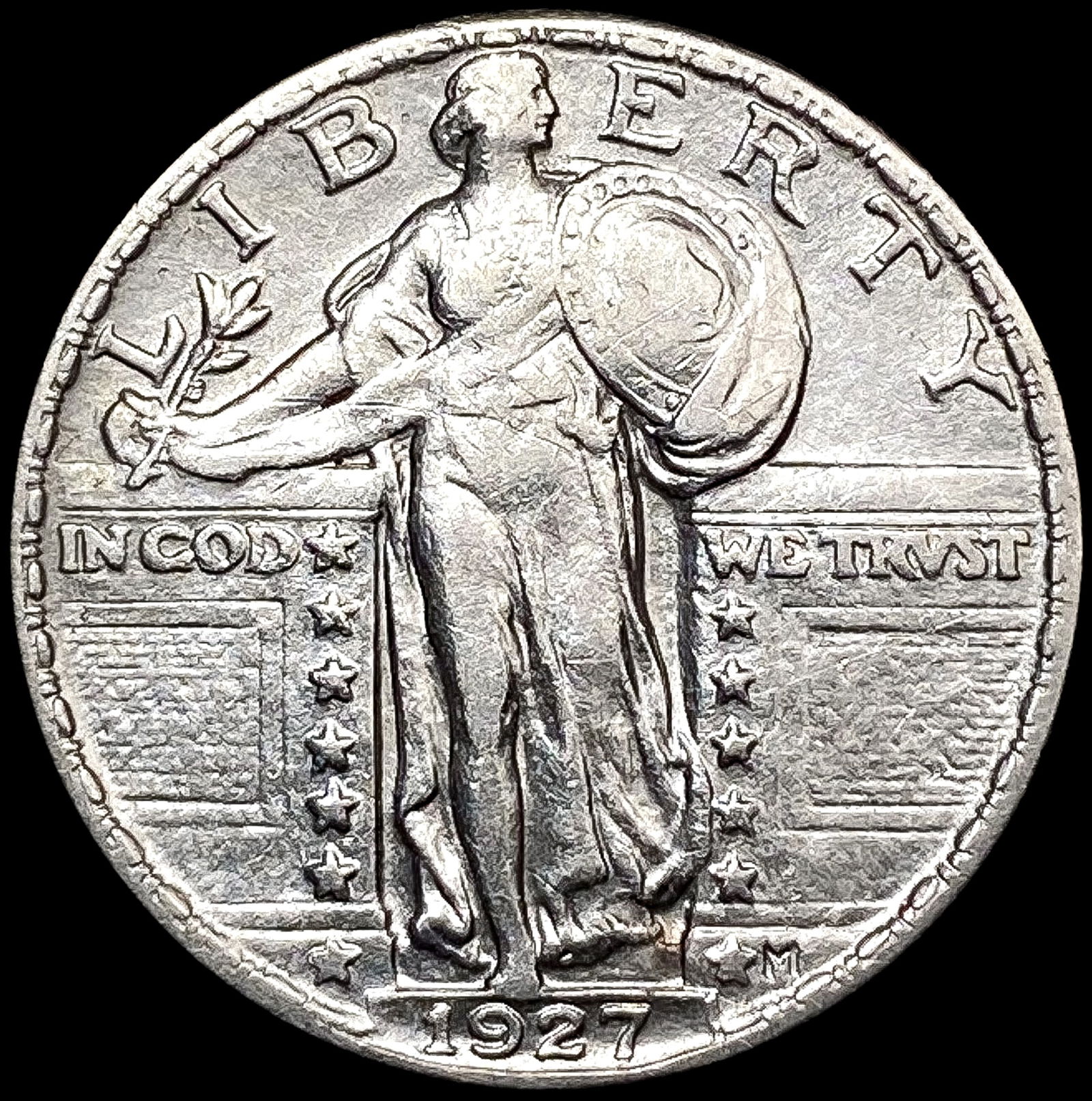 1927 Standing Liberty Quarter NEARLY UNCIRCULATED (1 of 2)