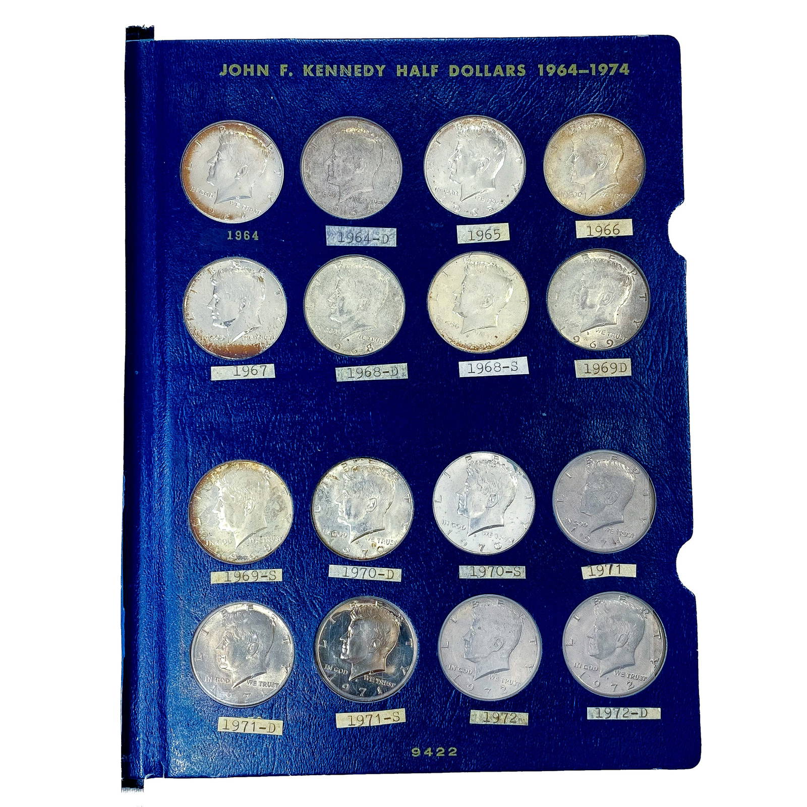 1964 1978 Kennedy Half Dollar Set 32 Coins Auction 1964-1978-kennedy-half-dollar-set-32-coins-auction