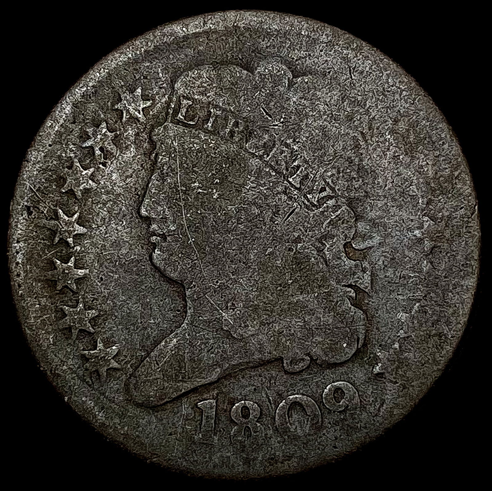 1809 Classic Head Half Cent NICELY CIRCULATED (1 of 2)