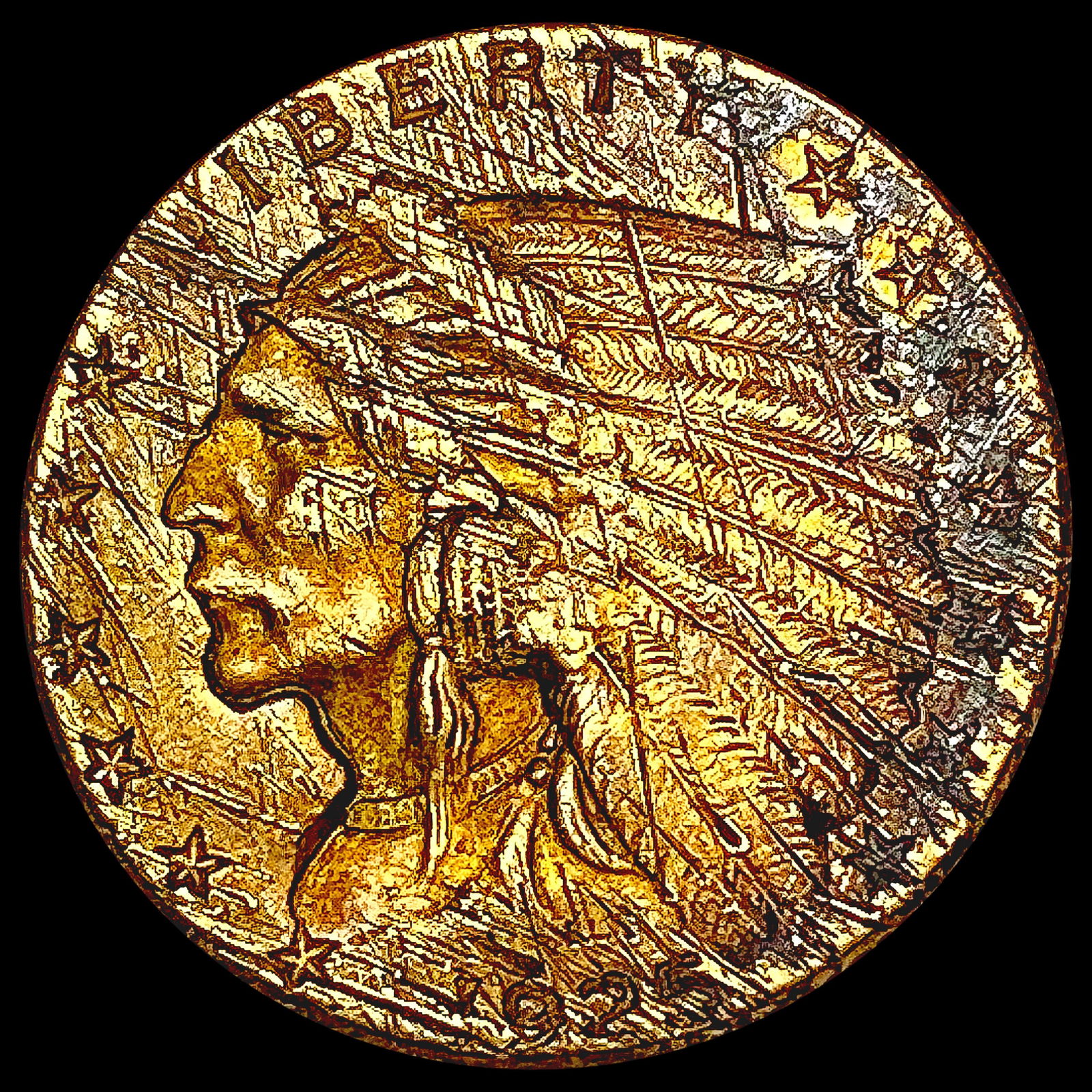 1925-D $2.50 Gold Quarter Eagle NICELY CIRCULATED (1 of 2)