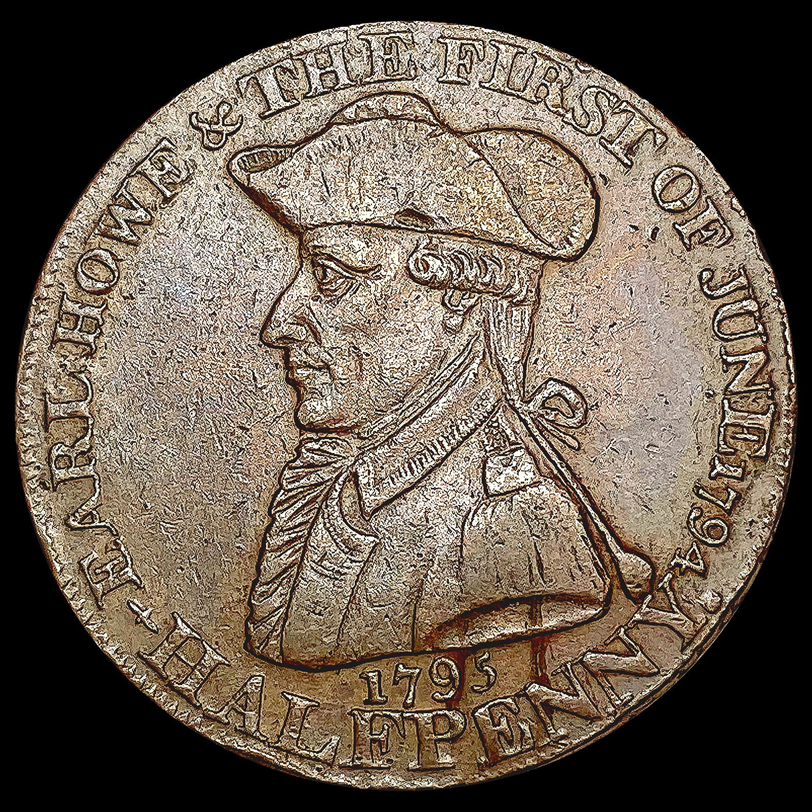 1793 Hampsire Halfpenny CLOSELY UNCIRCULATED (1 of 2)