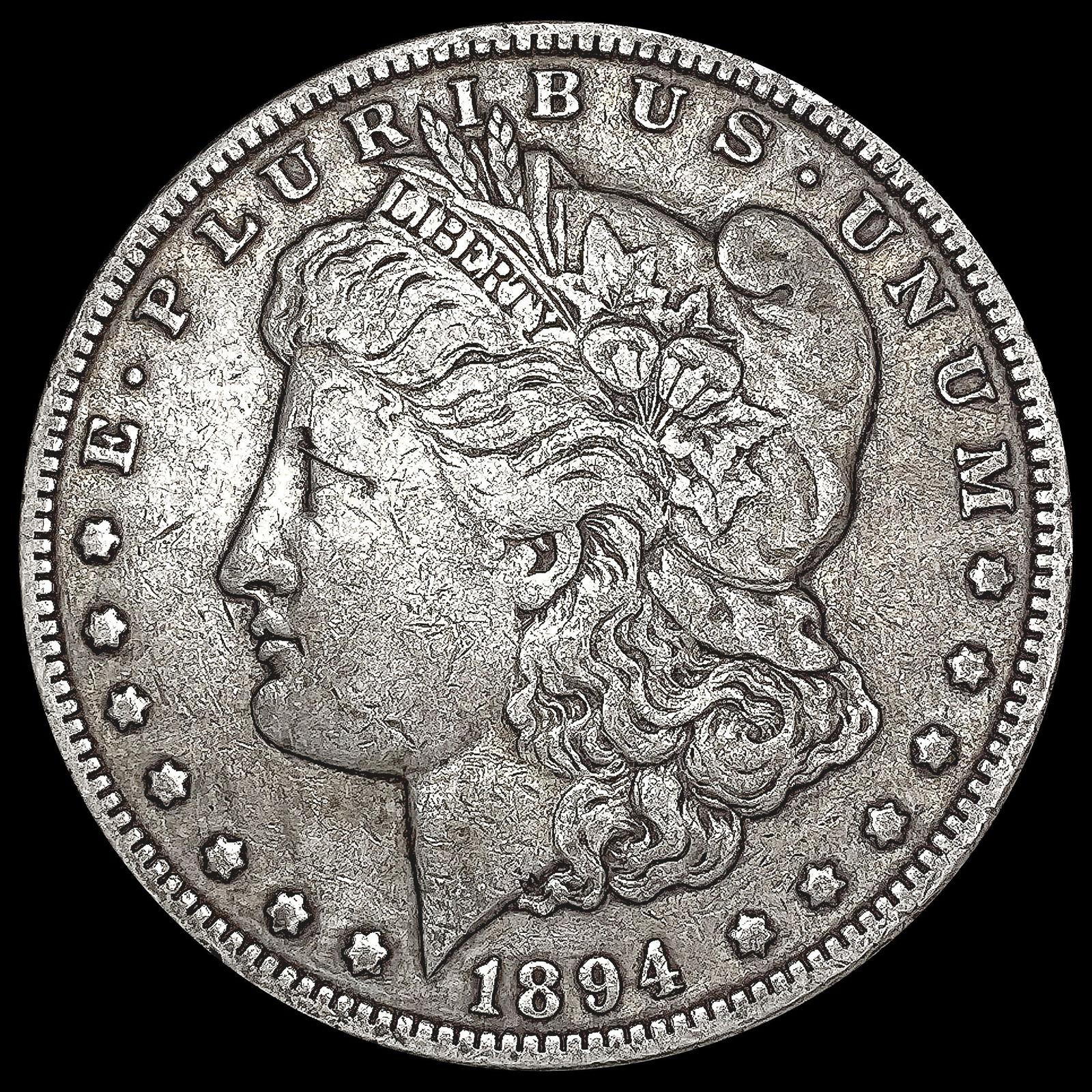 1894-O Morgan Silver Dollar NEARLY UNCIRCULATED (1 of 2)