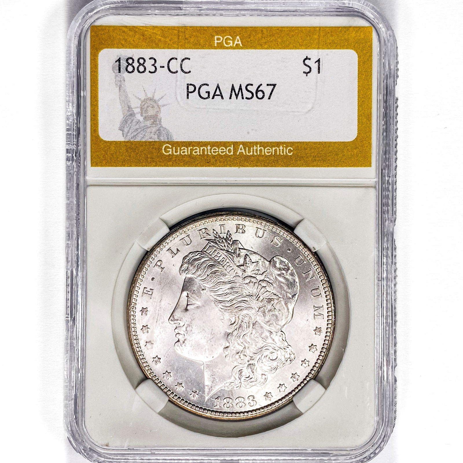 1883-CC Morgan Silver Dollar PGA MS67 (1 of 2)